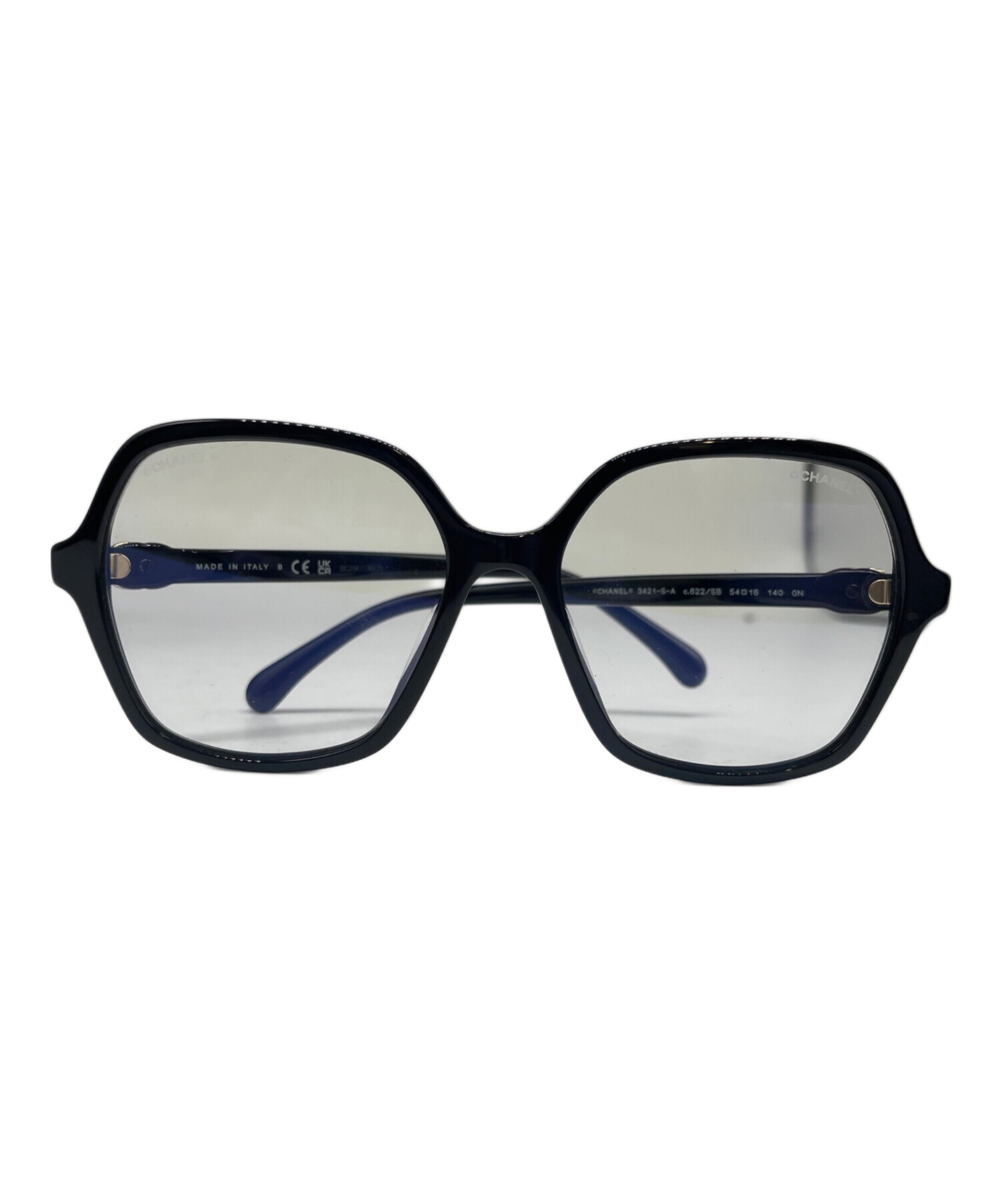 中古・古着通販】CHANEL (シャネル) ココ ラインストーン 眼鏡