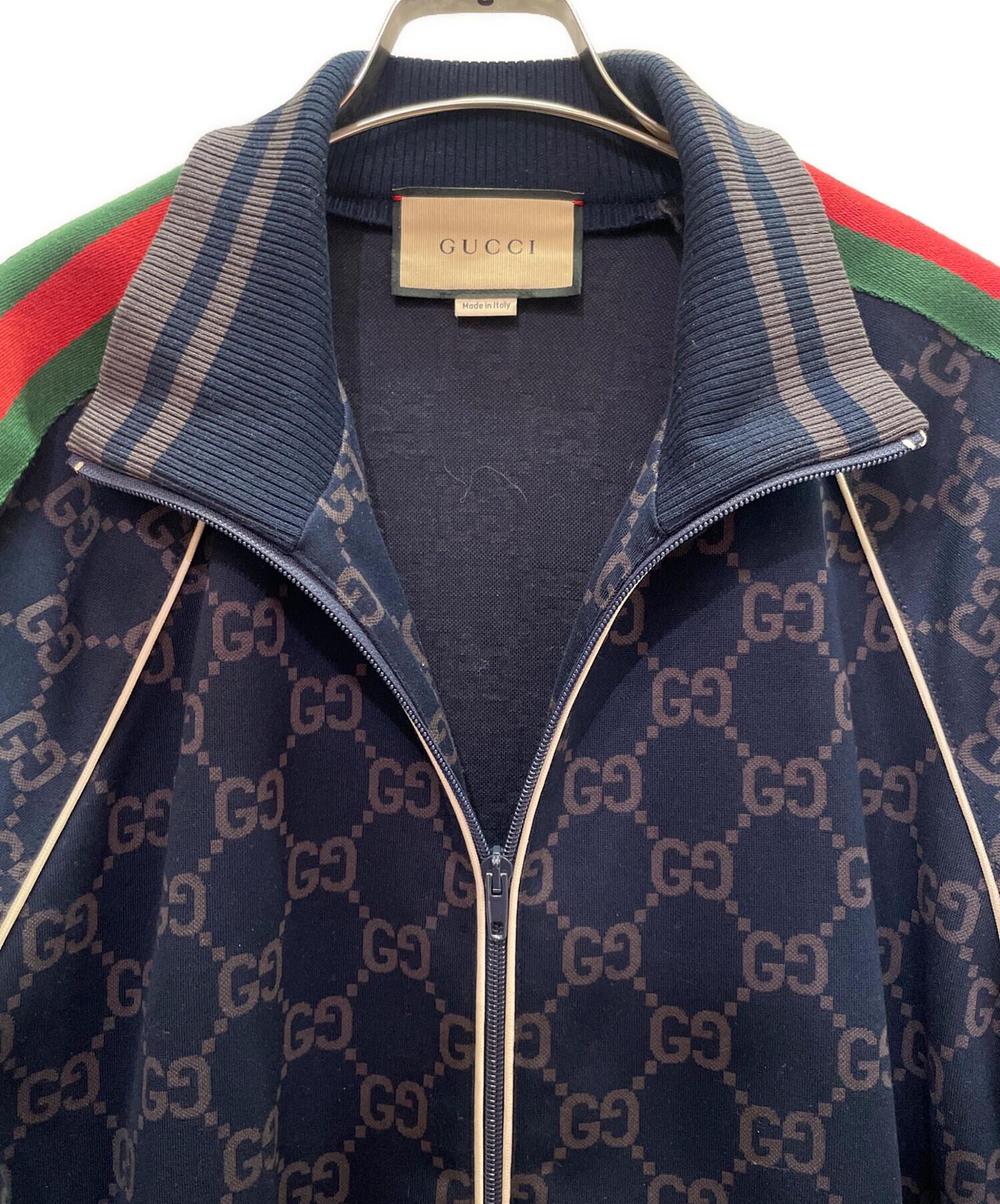 ネイビー GG ジャージ　GUCCI　グッチ GUCCI GGロゴ ジャージ ネイビー 【公式通販】