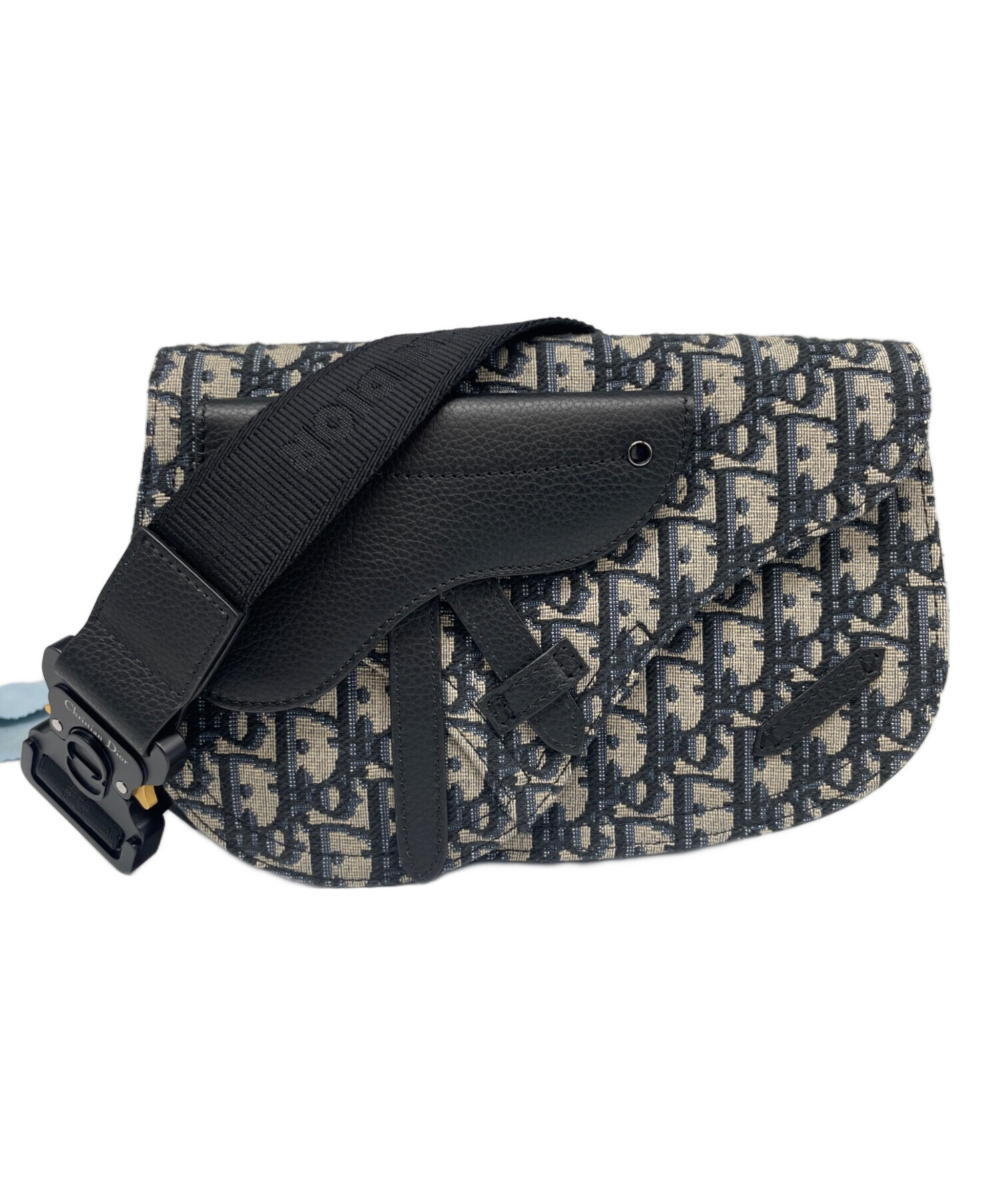 【未使用品】DIOR オブリーク ショルダーストラップ付き サドルポーチ 中古・古着通販】Dior (ディオール) オブリーク ジャカード サドル