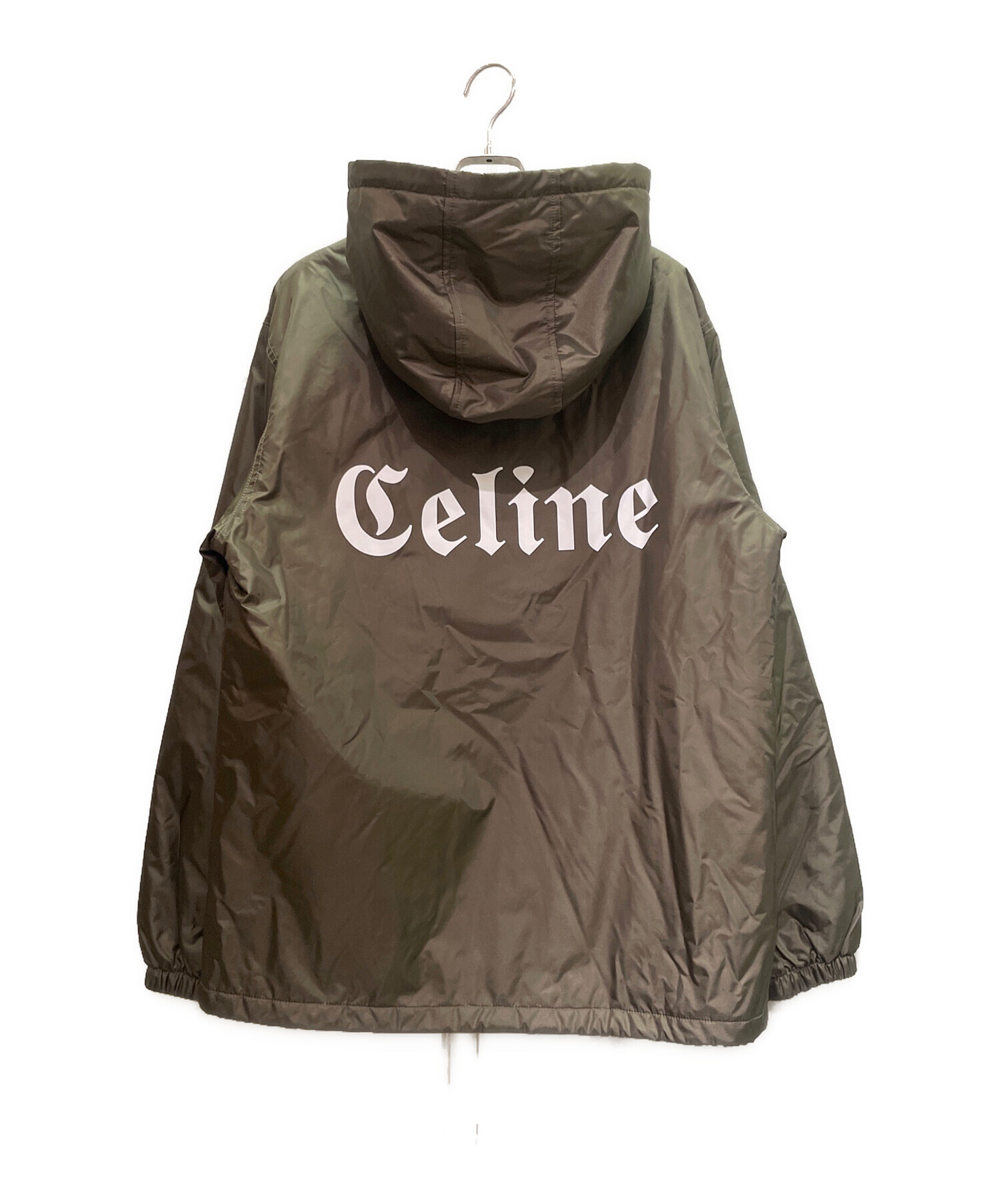 CELINE コーチジャケット 44 中古・古着通販】CELINE (セリーヌ) コーチジャケット カーキ サイズ