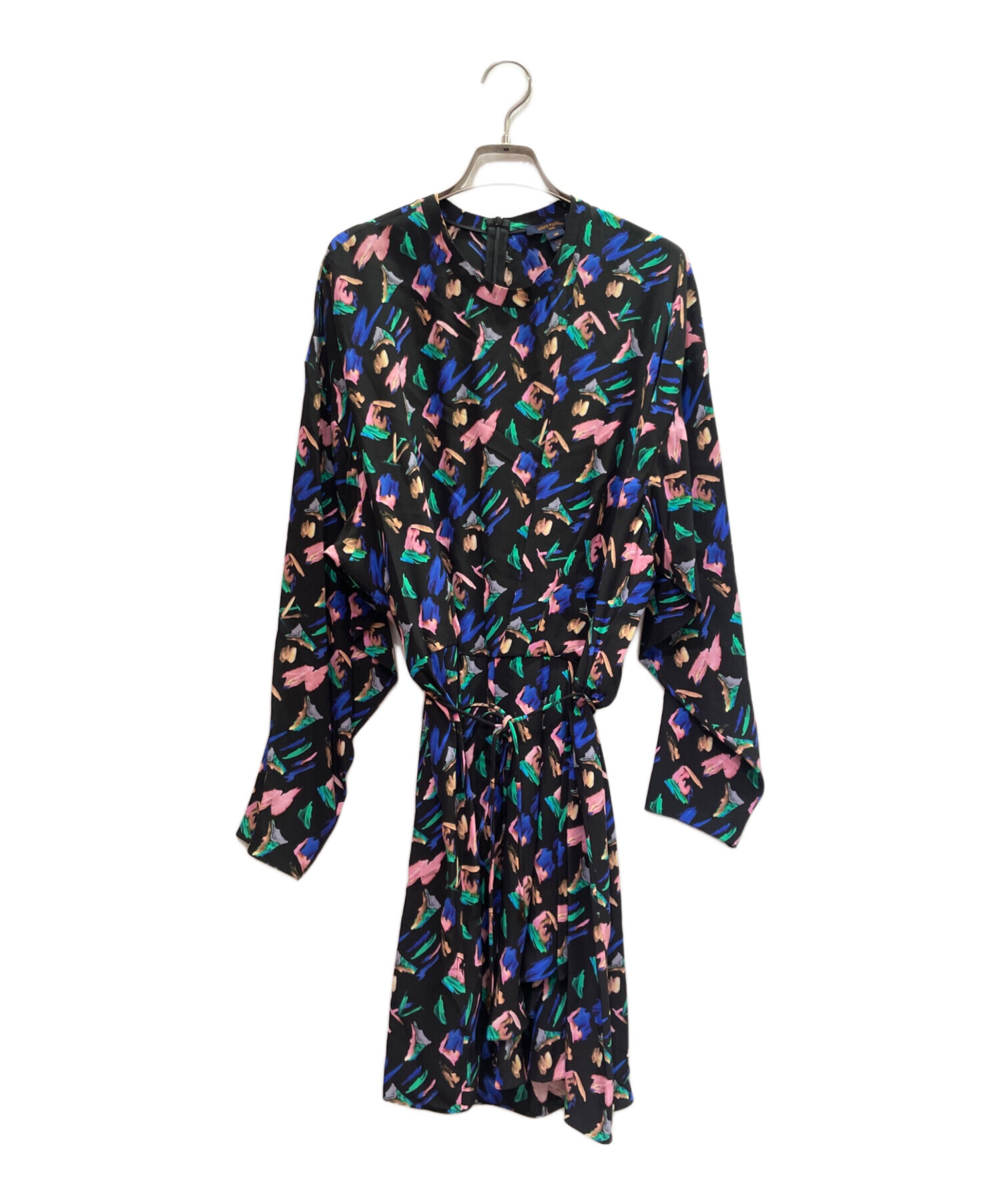 中古・古着通販】LOUIS VUITTON (ルイ ヴィトン) LV シルクワンピース