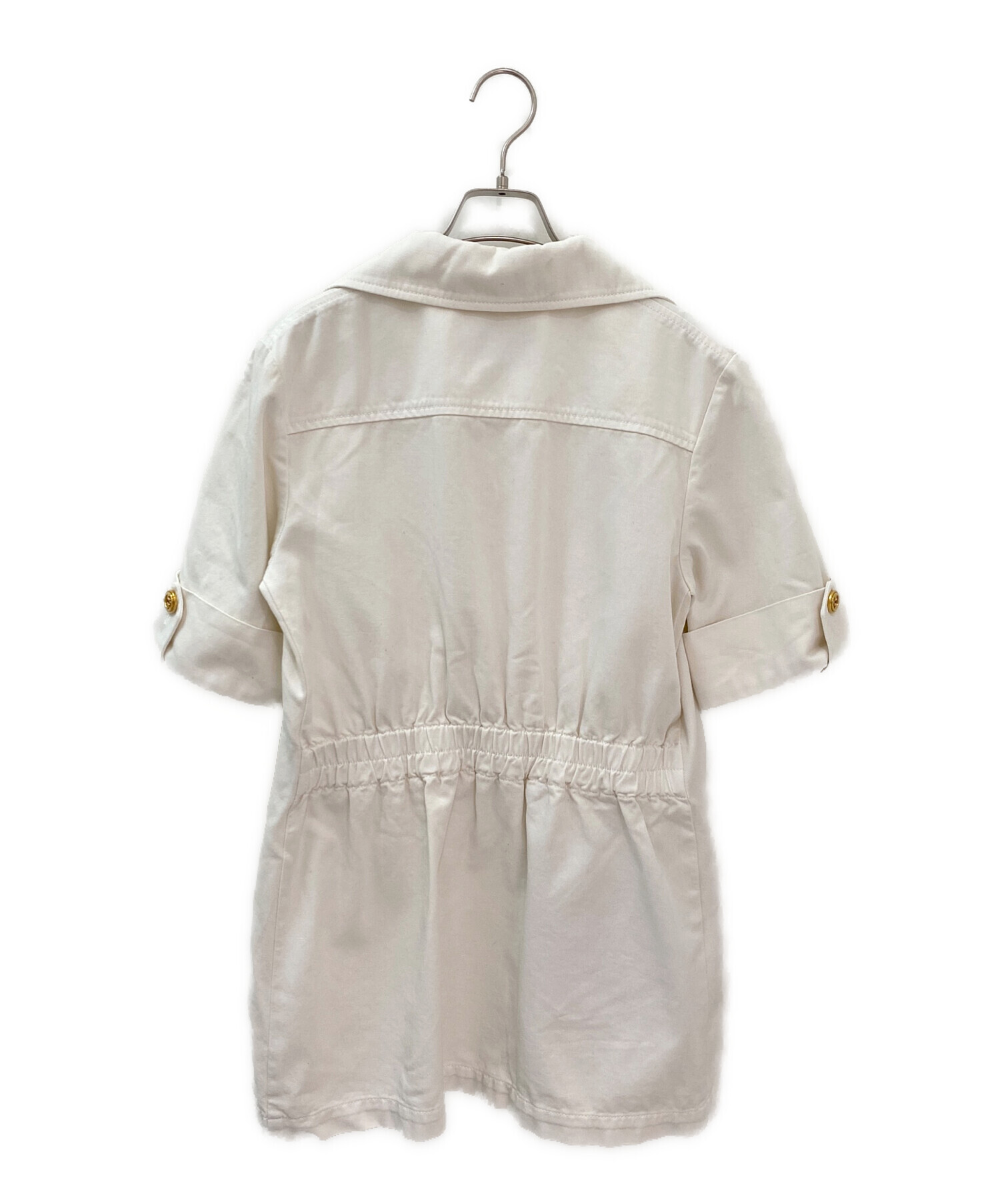 中古・古着通販】GUCCI (グッチ) サファリジャケット アイボリー 