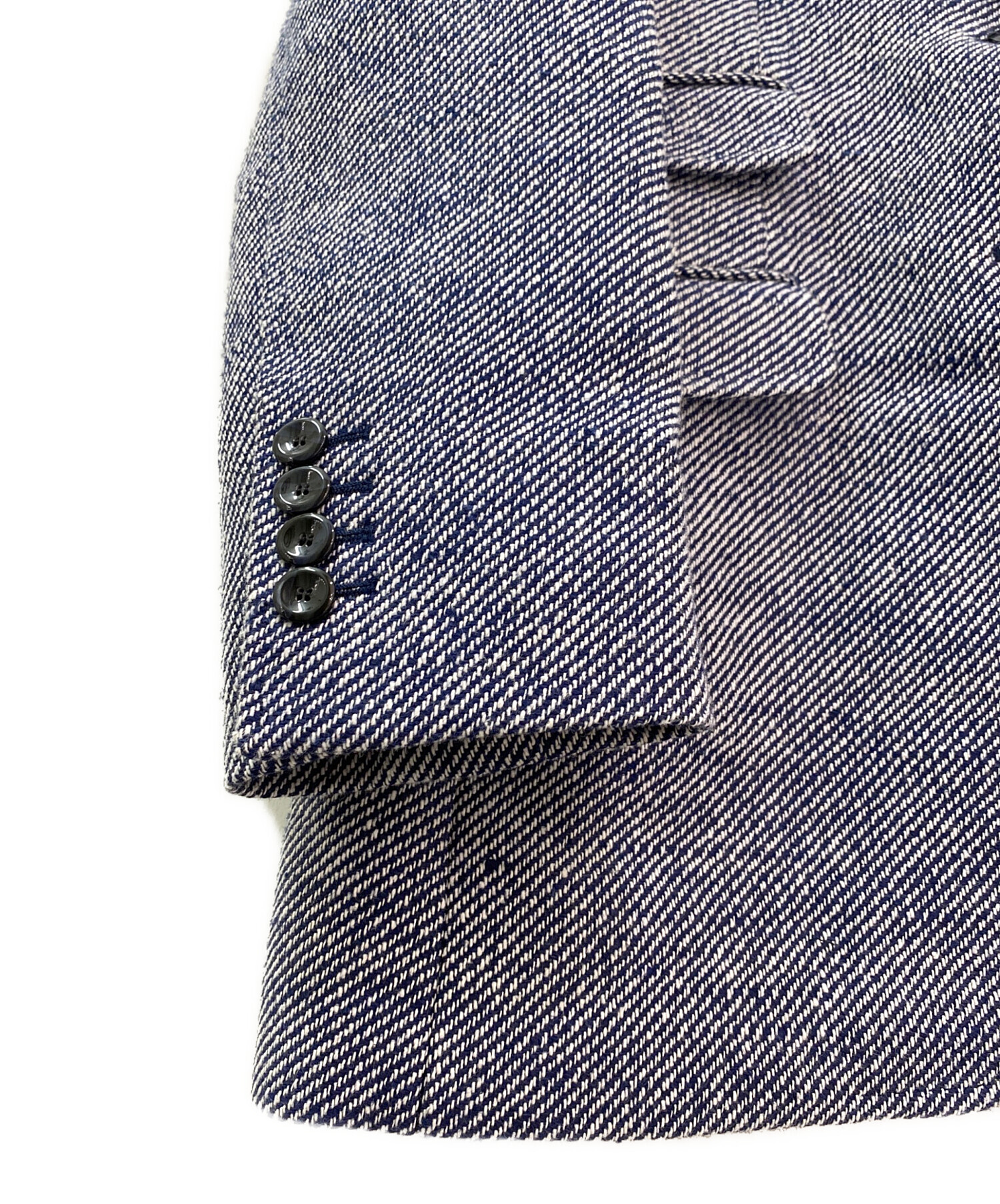 中古・古着通販】GUCCI (グッチ) テーラードジャケット ブルー サイズ