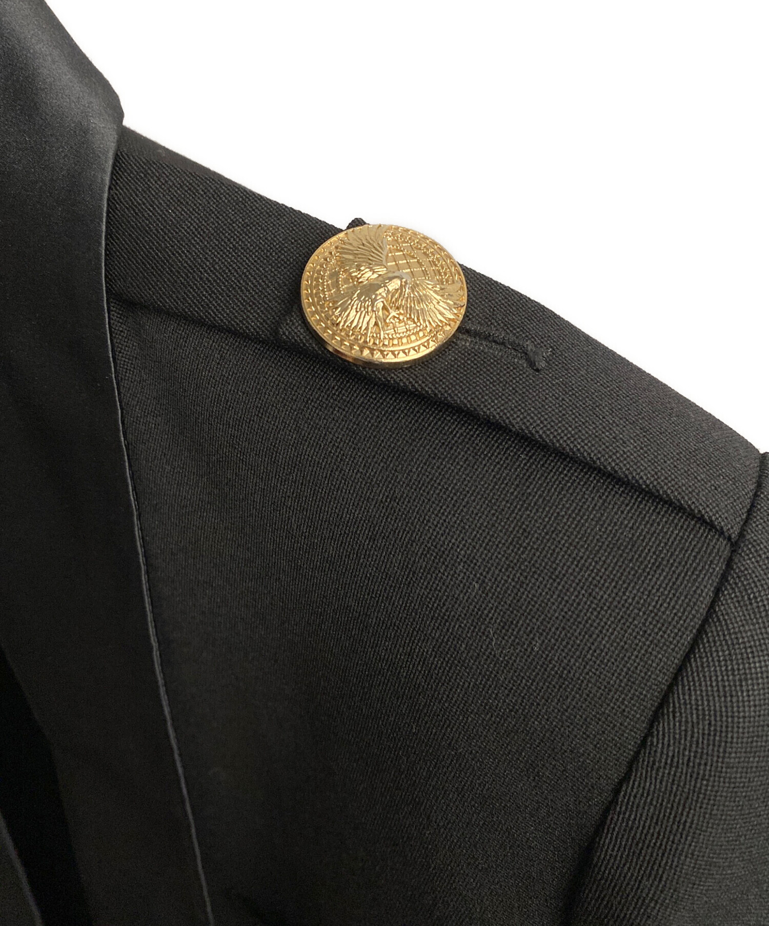 中古・古着通販】BALMAIN (バルマン) ナポレオンジャケット ブラック