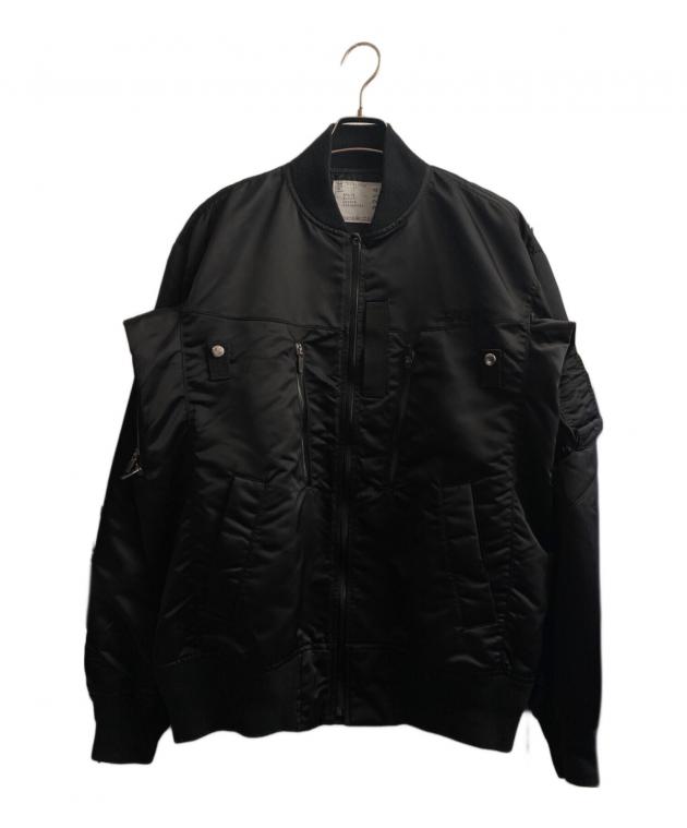 中古・古着通販】sacai (サカイ) MA-1ジャケット ブラック サイズ:2