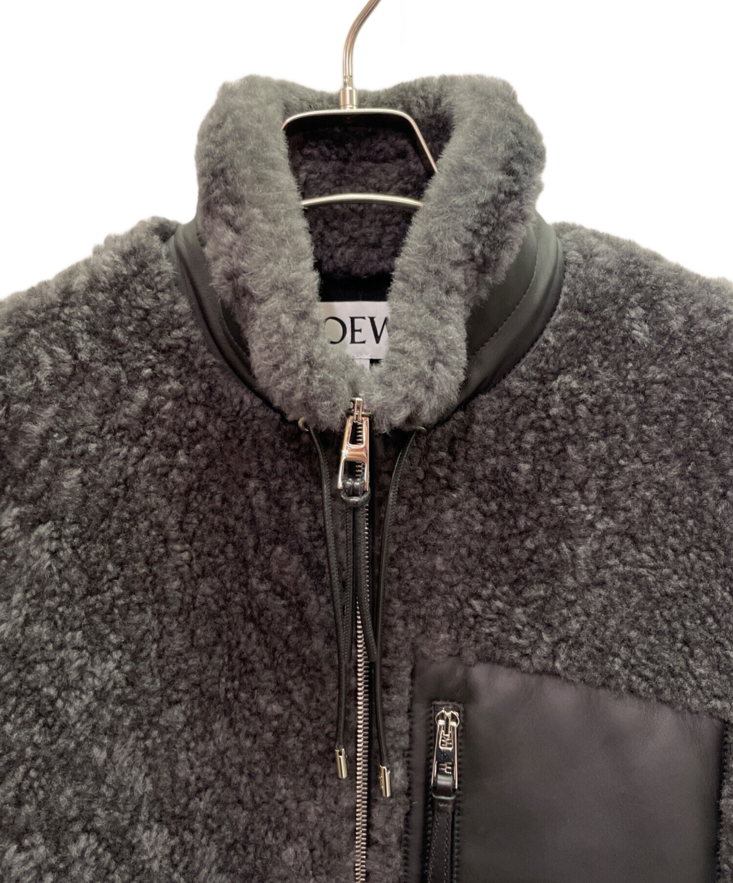 【LOEWE】ビンテージ 3B ムートン ジャケット LOEWE - 美品 ロエベ LOEWE アビエータージャケット シャーリング