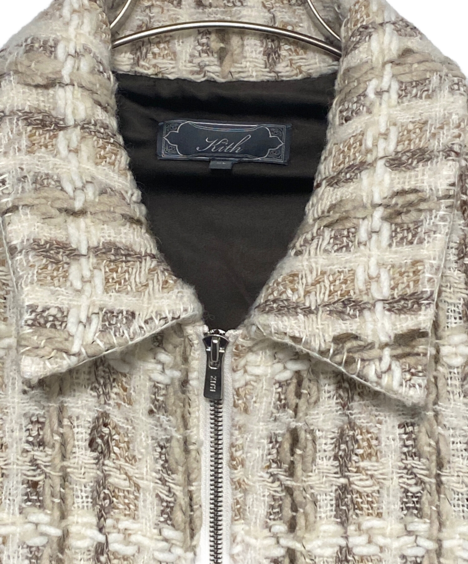 中古・古着通販】KITH (キス) ツイードジップアップブルゾン