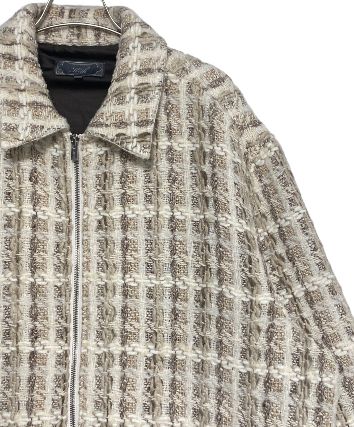 【新品タグ付き】定価30,250円　KITH キス　コーデュロイ ボアブルゾン 中古・古着通販】KITH (キス) ツイードジップアップブルゾン