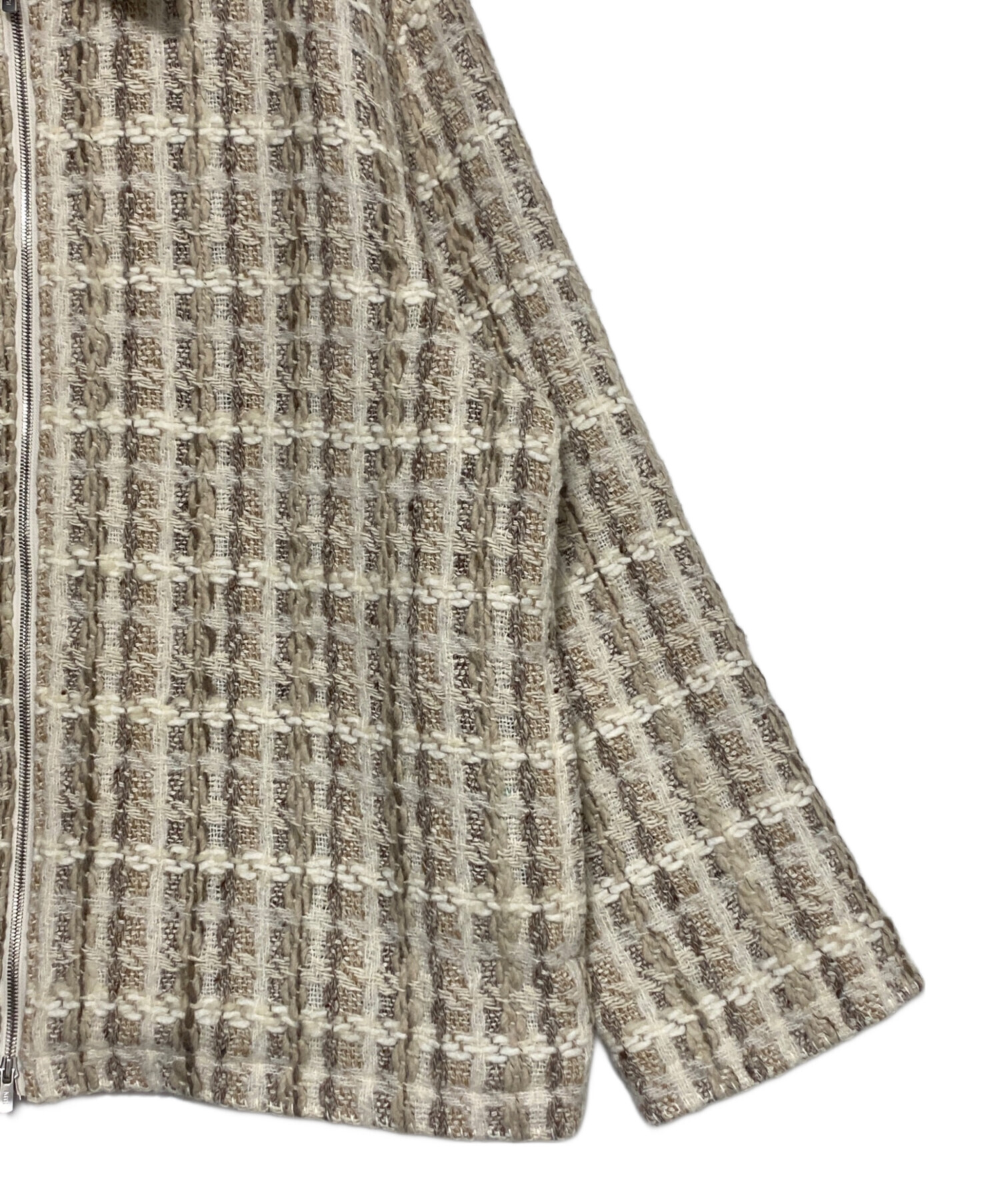 中古・古着通販】KITH (キス) ツイードジップアップブルゾン