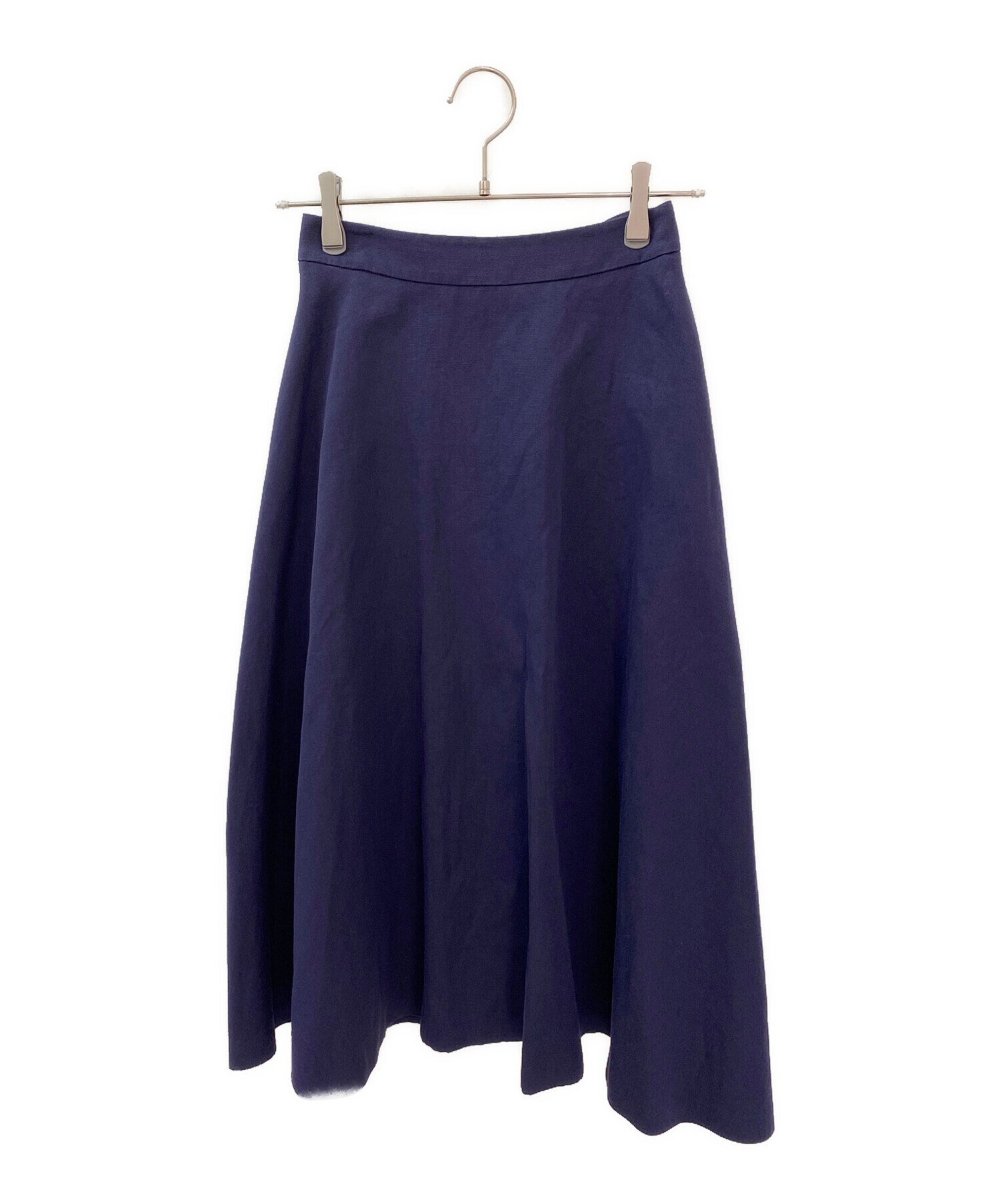 ebure フレアロングスカート 中古・古着通販】ebure (エブール) フレアロングスカート インディゴ