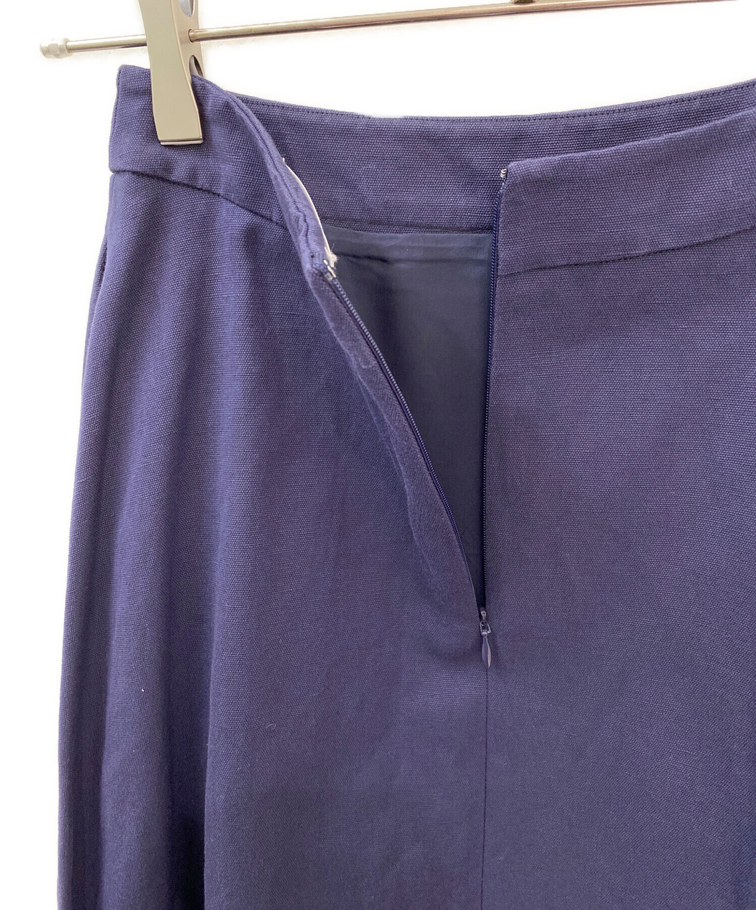 中古・古着通販】ebure (エブール) フレアロングスカート インディゴ