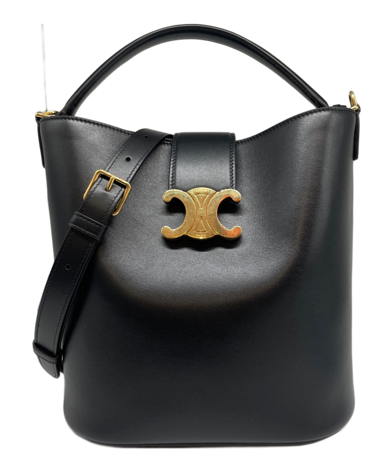 中古・古着通販】CELINE (セリーヌ) ミディアム バケット ルイーズ 
