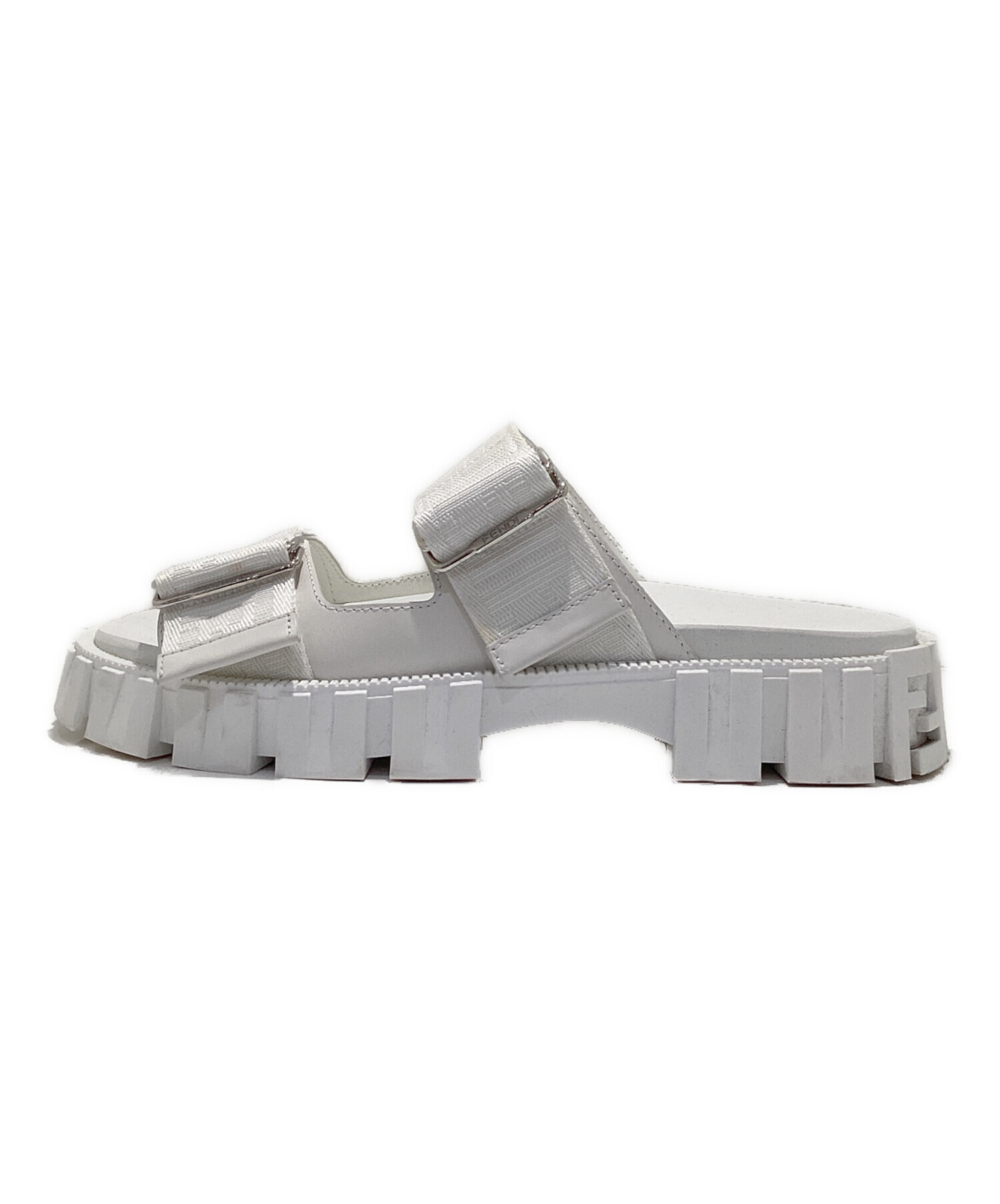 中古・古着通販】FENDI (フェンディ) FFロゴサンダル/レザーサンダル
