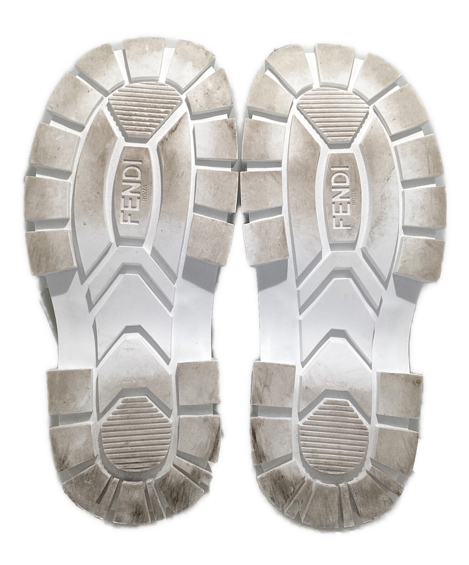中古・古着通販】FENDI (フェンディ) FFロゴサンダル/レザーサンダル