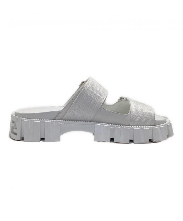 中古・古着通販】FENDI (フェンディ) FFロゴサンダル/レザーサンダル