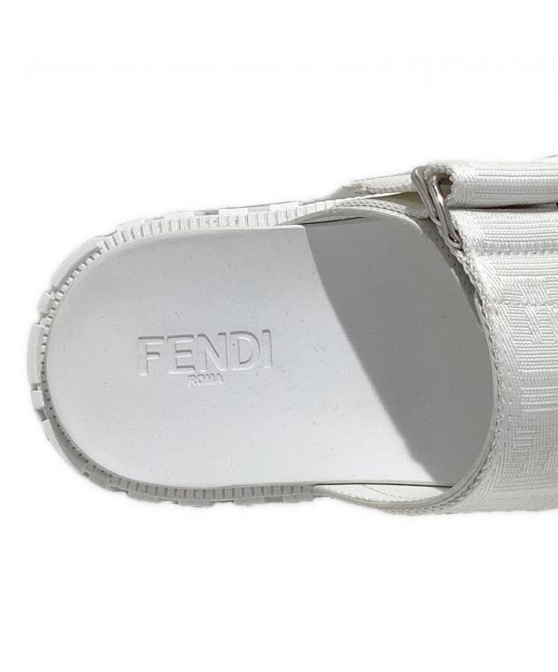 中古・古着通販】FENDI (フェンディ) FFロゴサンダル/レザーサンダル
