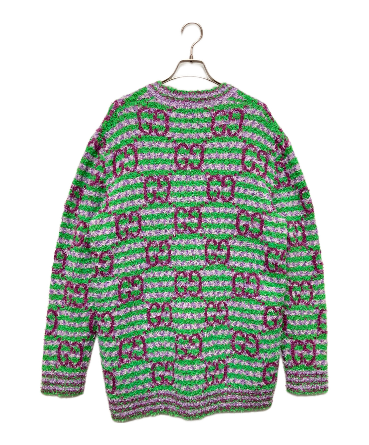 中古・古着通販】GUCCI (グッチ) GG Jacquard Knit Cardigan/GG