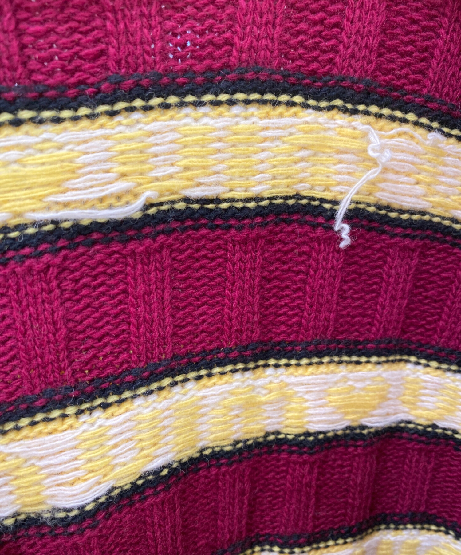 中古・古着通販】MIU MIU (ミュウミュウ) ロゴ ボーダー カーディガン