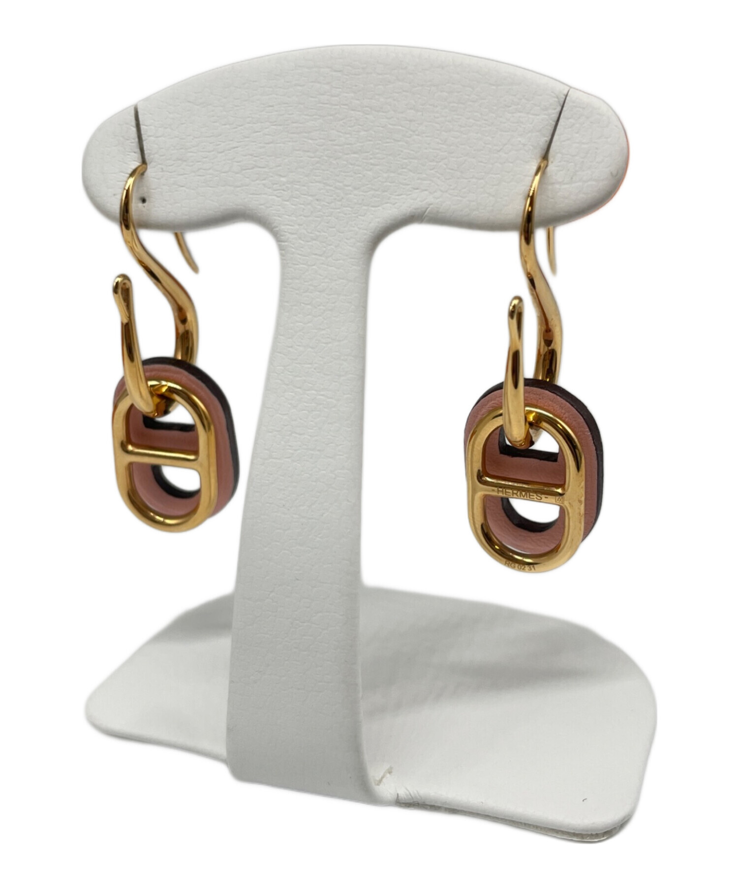 中古・古着通販】HERMES (エルメス) オー・マイヨンピアス ピンク