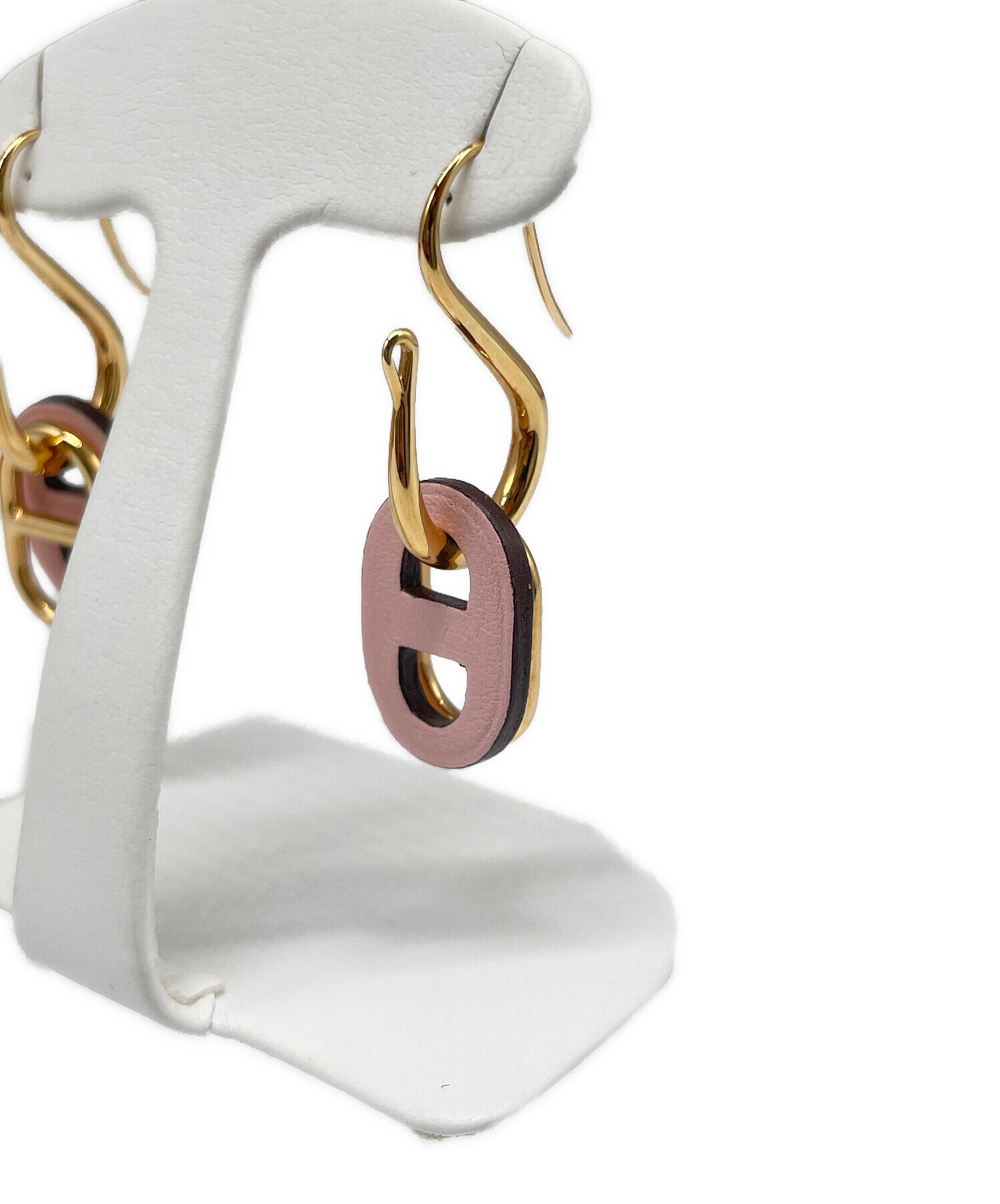 中古・古着通販】HERMES (エルメス) オー・マイヨンピアス ピンク