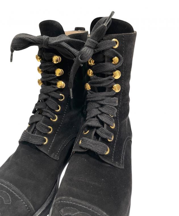 中古・古着通販】CHANEL (シャネル) ココマークスウェードブーツ