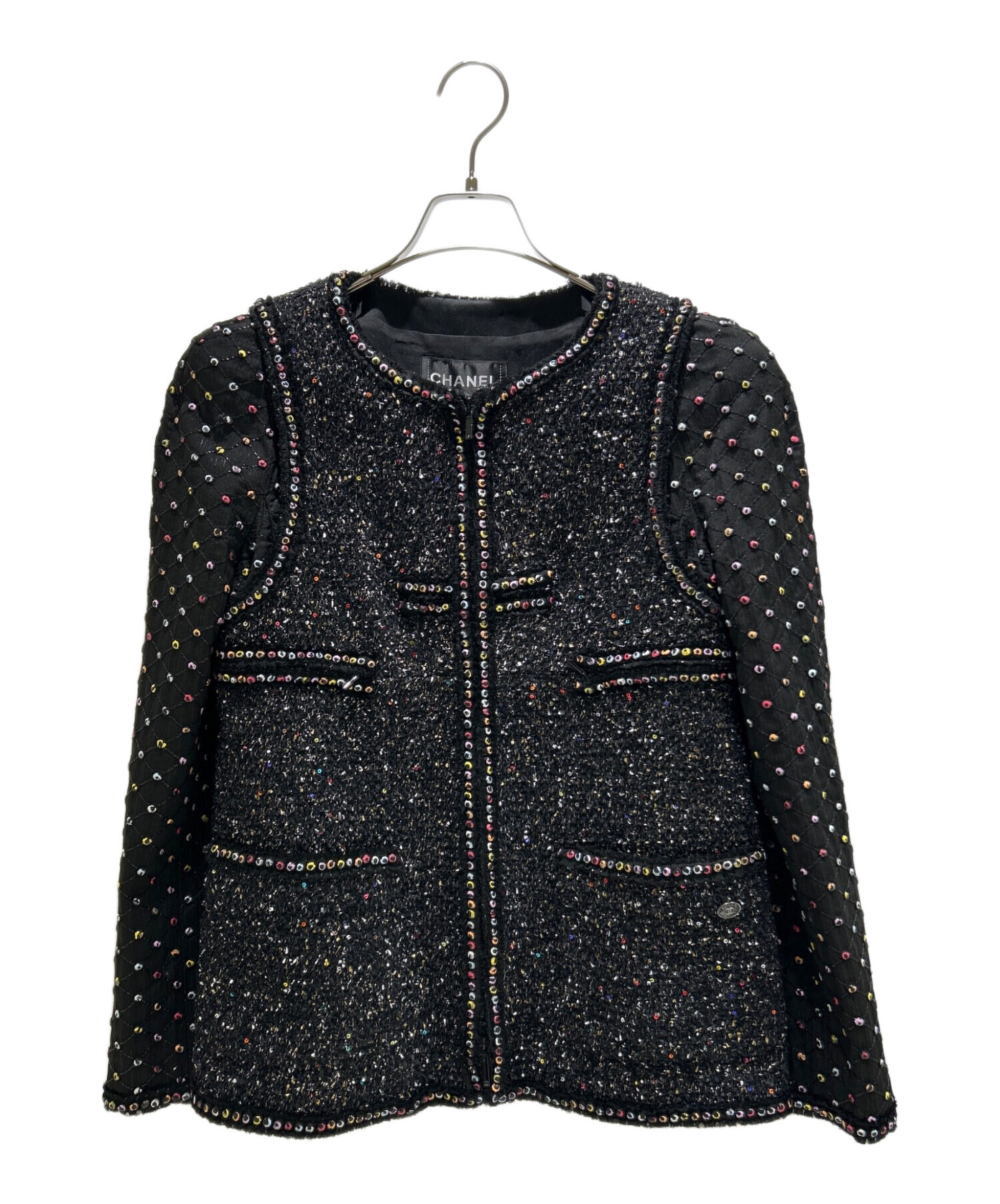 中古・古着通販】CHANEL (シャネル) 17AW P57 Tweed jacket ツイード