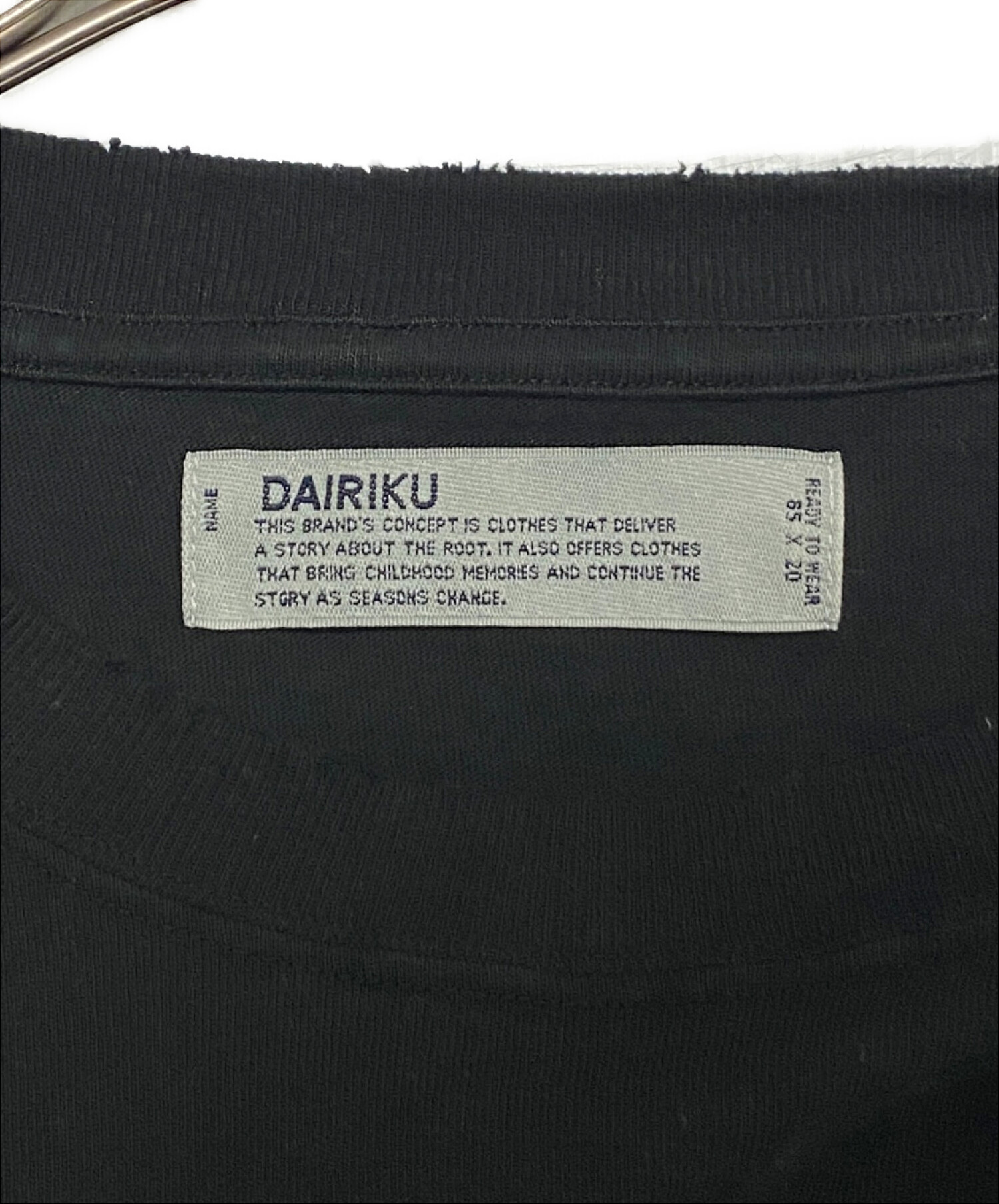 中古・古着通販】DAIRIKU (ダイリク) “GREMLiNS” L-S TEE ブラック 