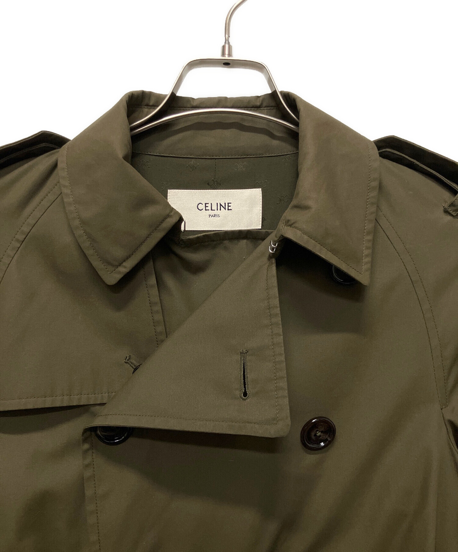 中古・古着通販】CELINE (セリーヌ) ダブルブレストトレンチコート