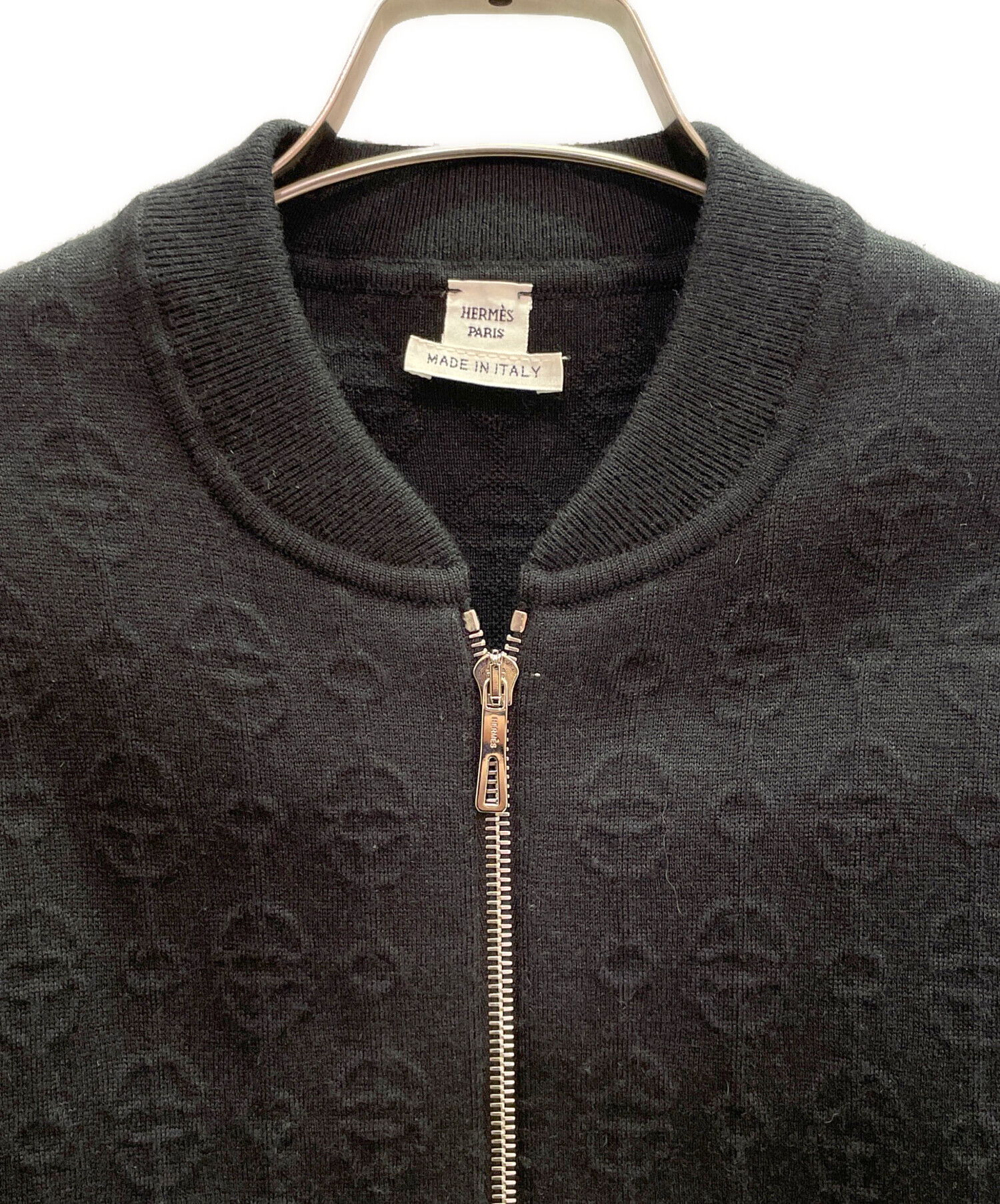 中古・古着通販】HERMES (エルメス) クリケティス ニットブルゾン