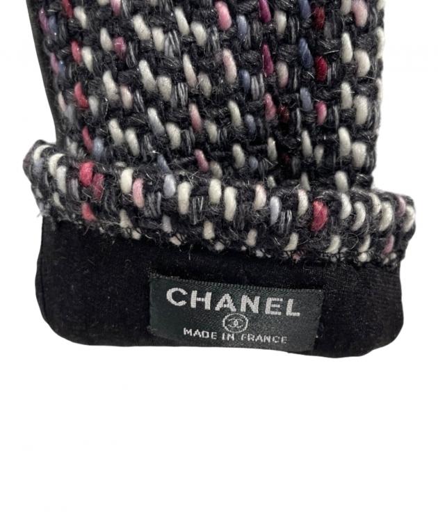 中古・古着通販】CHANEL (シャネル) ココマーク ツイード×レザー