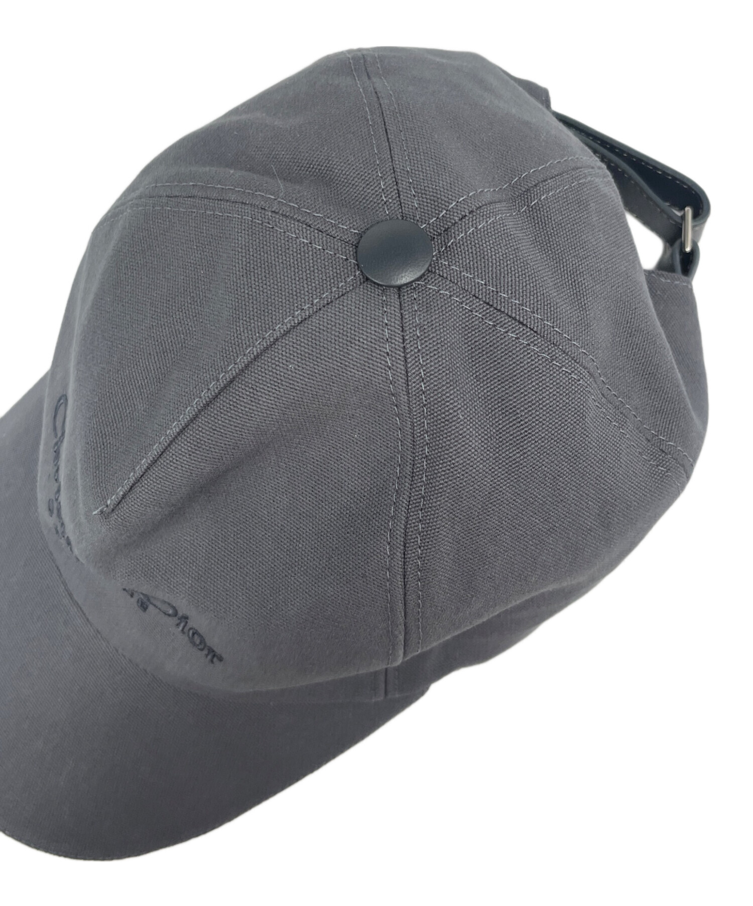 中古・古着通販】Dior (ディオール) キャップ グレー サイズ:S