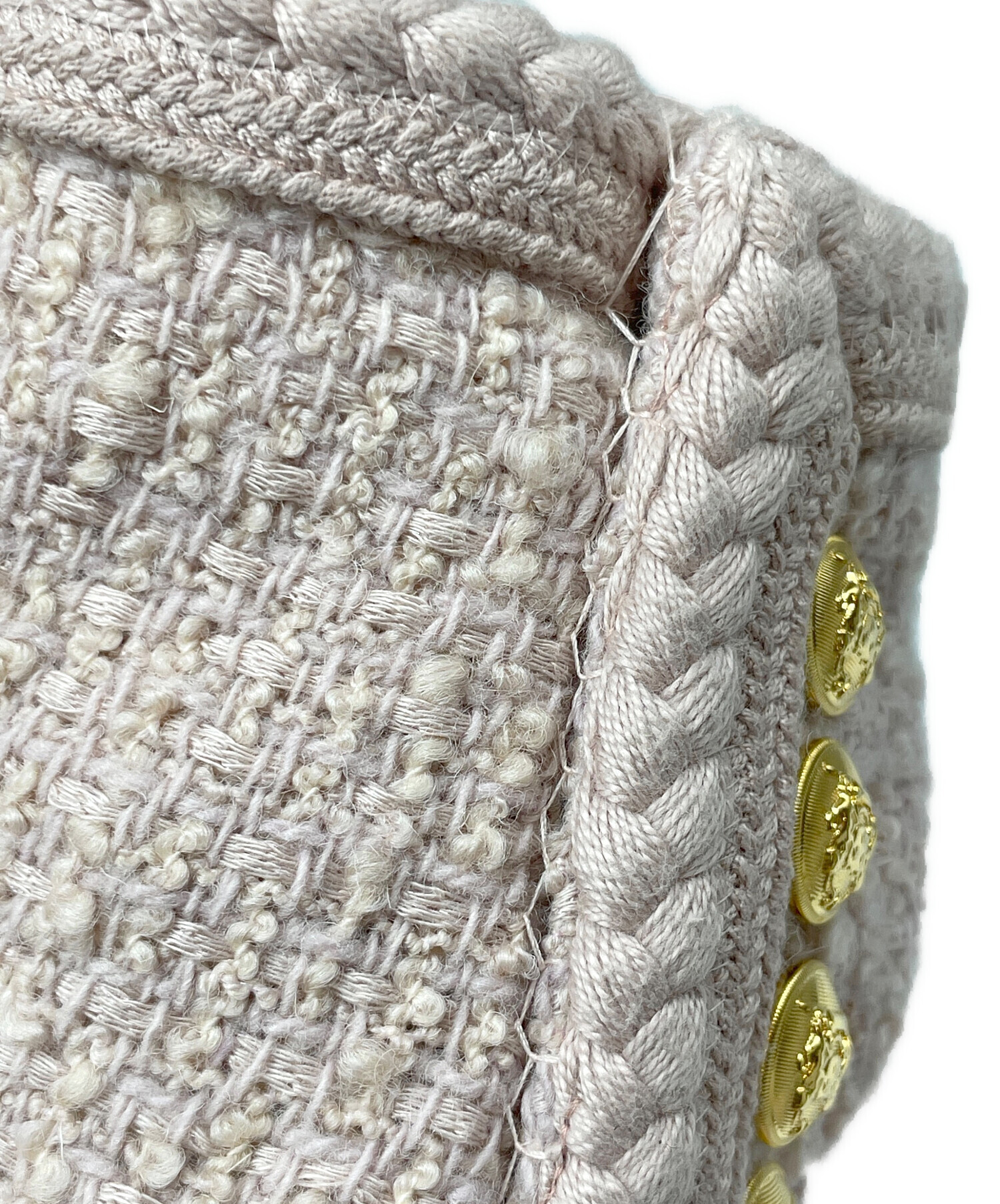 中古・古着通販】CELINE (セリーヌ) ノーカラー ツイード ジャケット