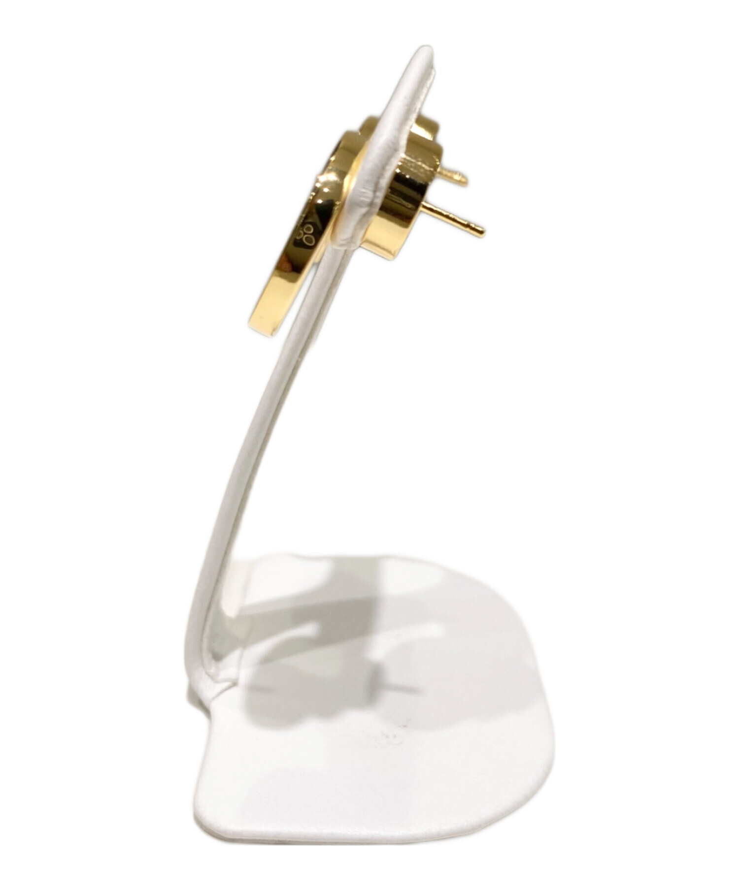 中古・古着通販】MIU MIU (ミュウミュウ) ロゴピアス ゴールド