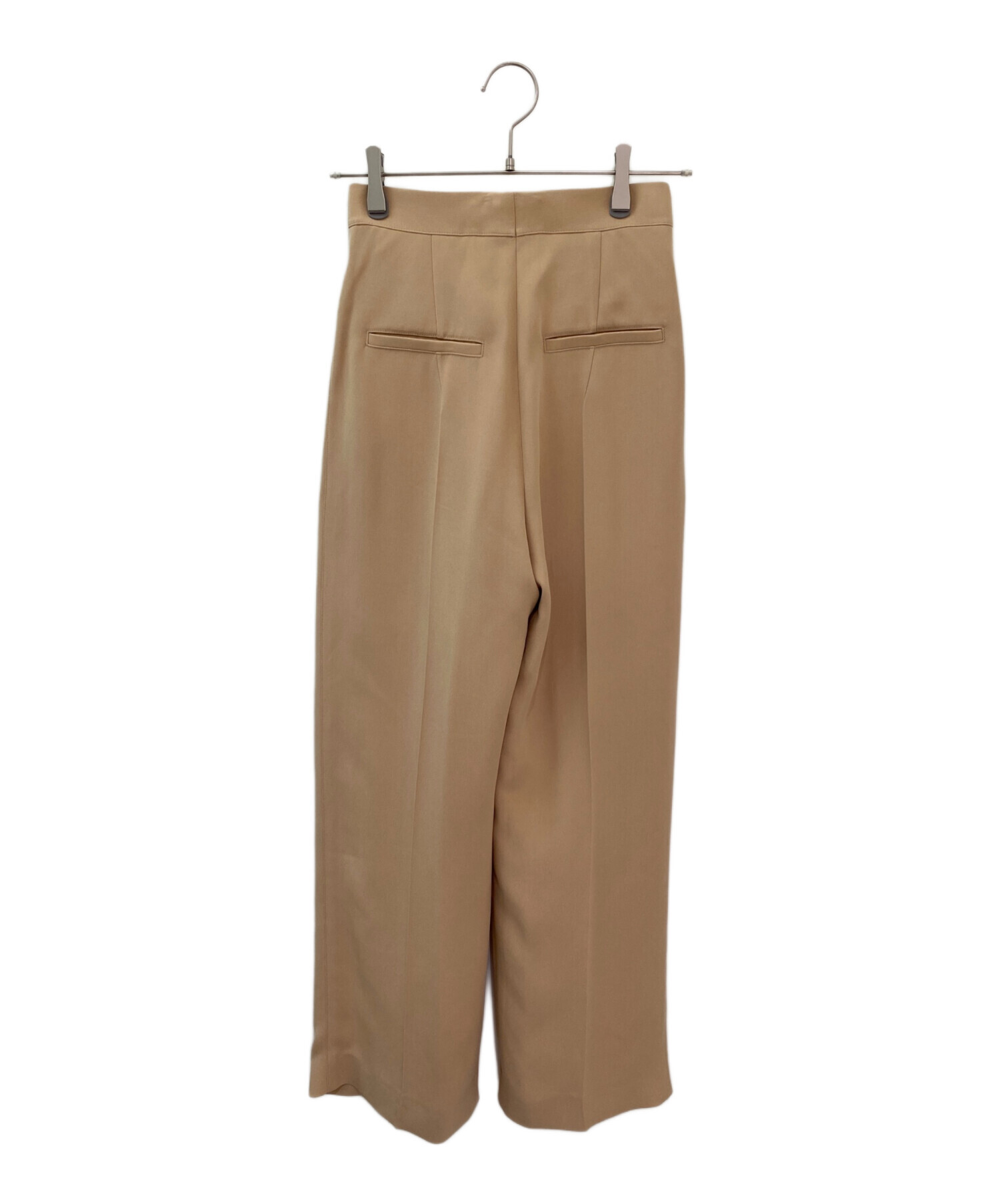 中古・古着通販】CELINE (セリーヌ) ワイドスラックス ベージュ サイズ