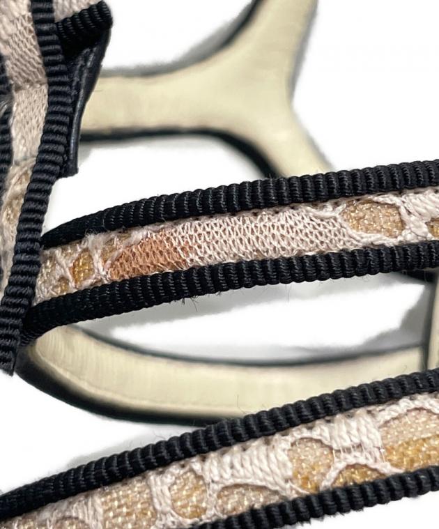 中古・古着通販】CHANEL (シャネル) リボンアンクルストラップヒール