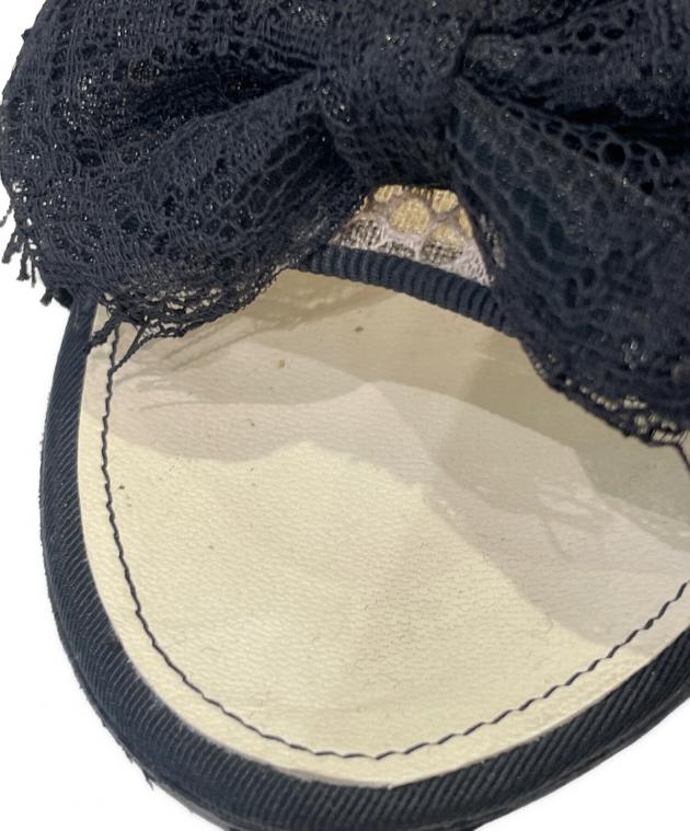 中古・古着通販】CHANEL (シャネル) リボンアンクルストラップヒール