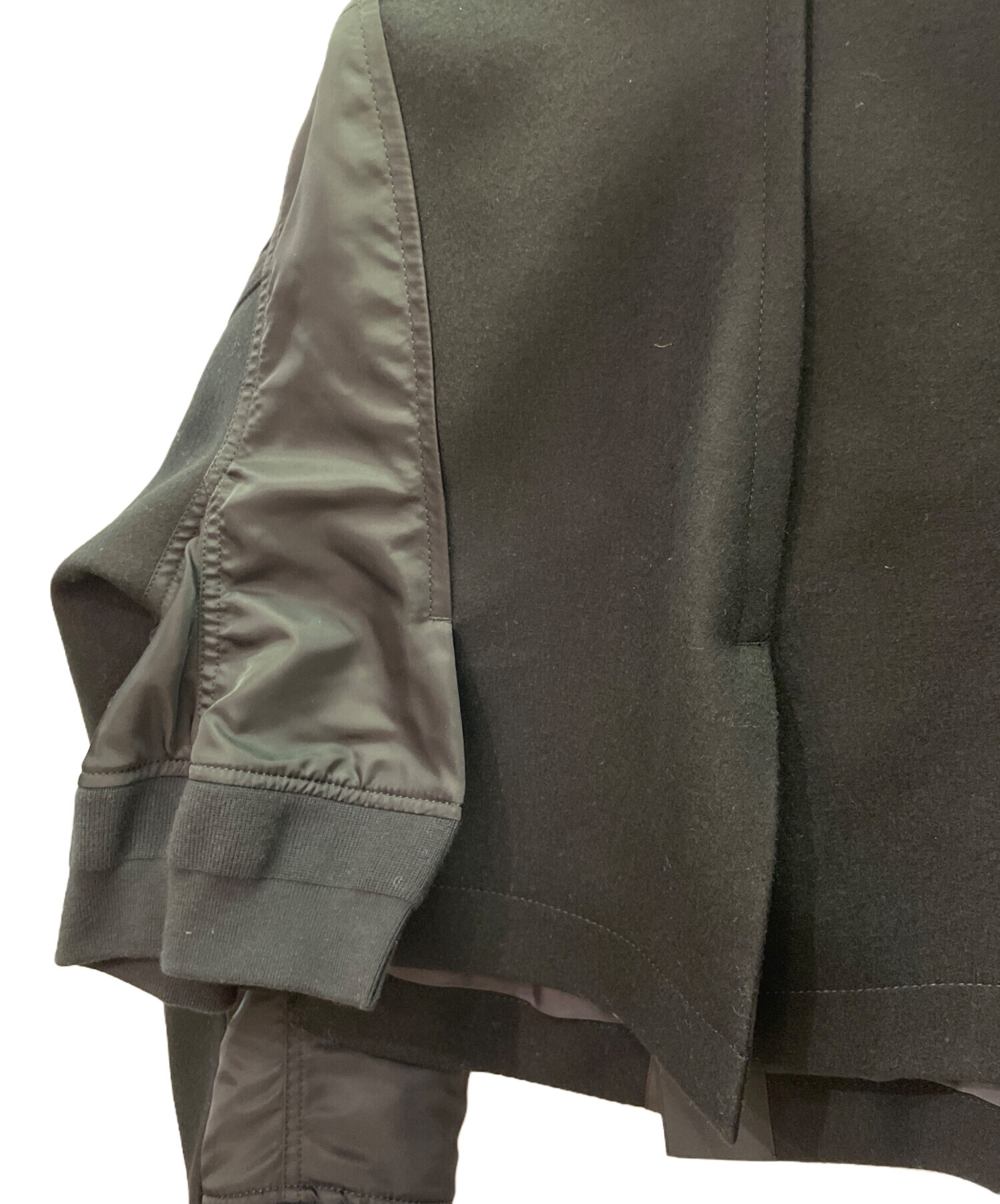中古・古着通販】sacai (サカイ) Wool Melton X Nylon Twill Jacket