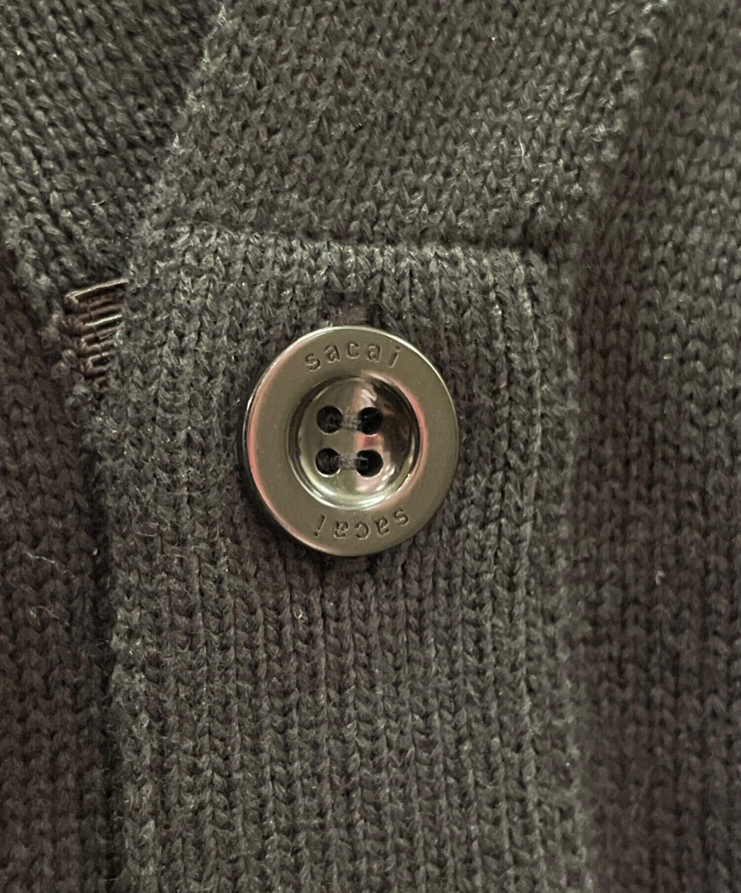 中古・古着通販】sacai (サカイ) Hybrid Pleated Back Cardigan