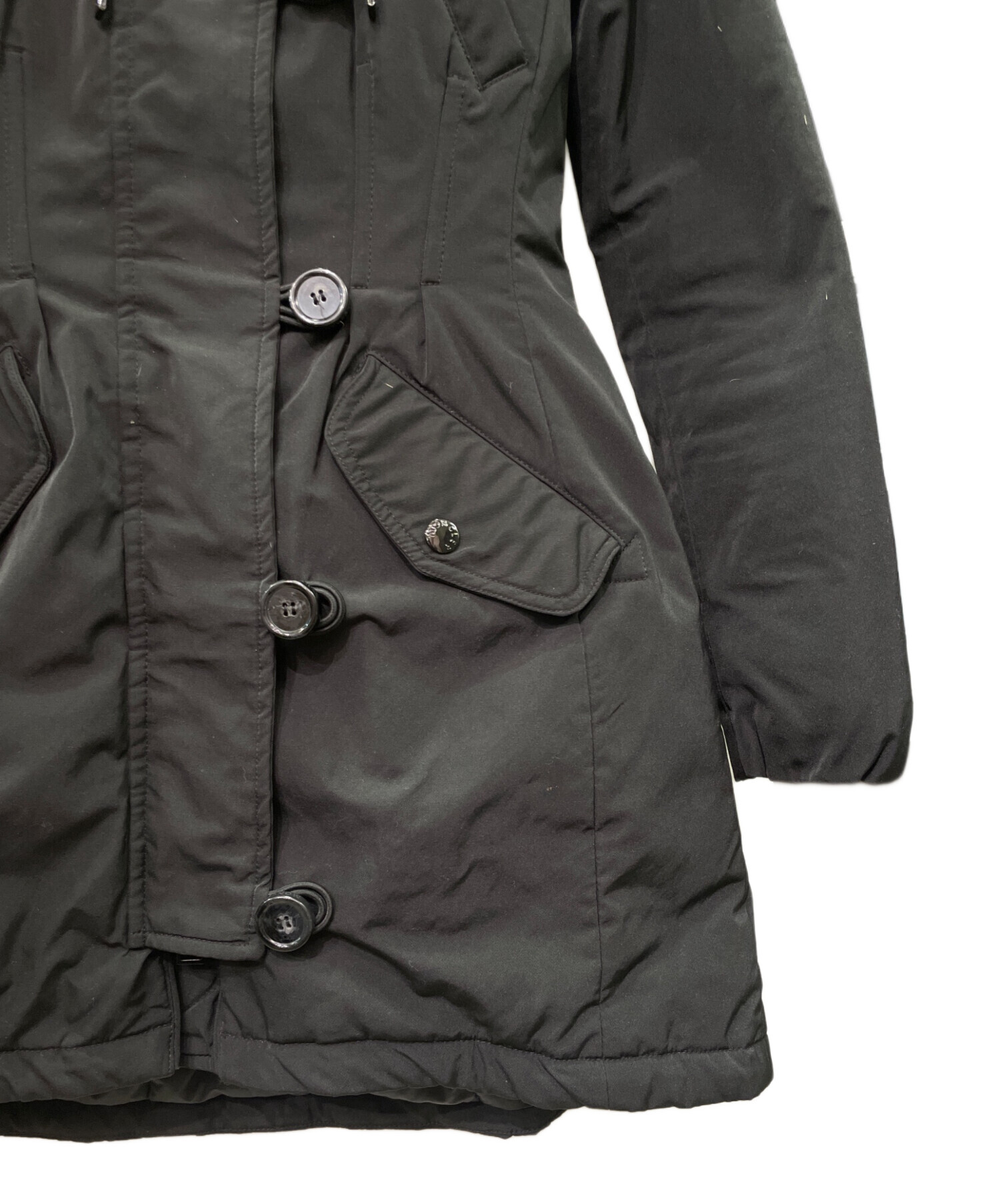 中古・古着通販】MONCLER (モンクレール) ファー付ダウンコート