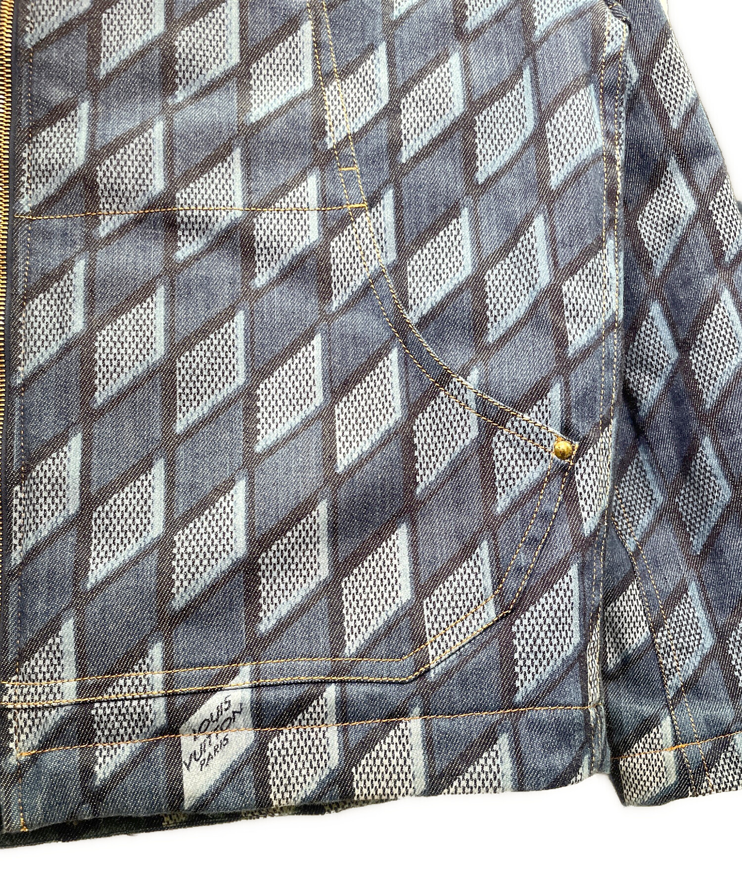 中古・古着通販】LOUIS VUITTON (ルイ ヴィトン) ダイヤモンド ダミエ 