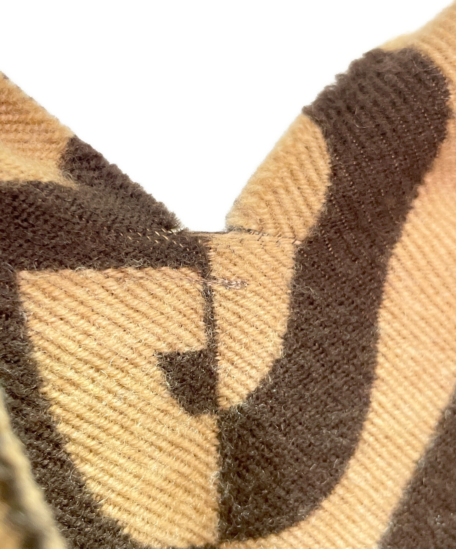 中古・古着通販】GUCCI (グッチ) 大判ブランケット ポンチョ ブラウン