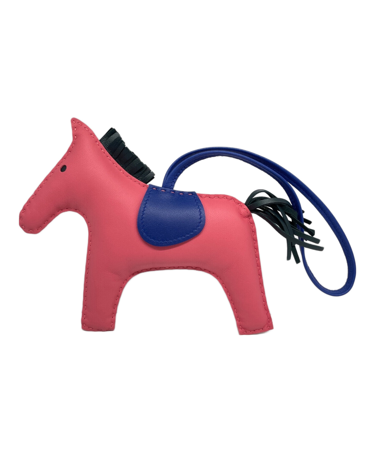 中古・古着通販】HERMES (エルメス) ロデオ チャーム GM ローズアザレ