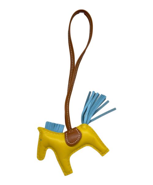 HERMES エルメス ロデオチャーム　PMジョーヌナプル セレステ ゴールド 中古・古着通販】HERMES (エルメス) ロデオチャーム PM ジョーヌナプル