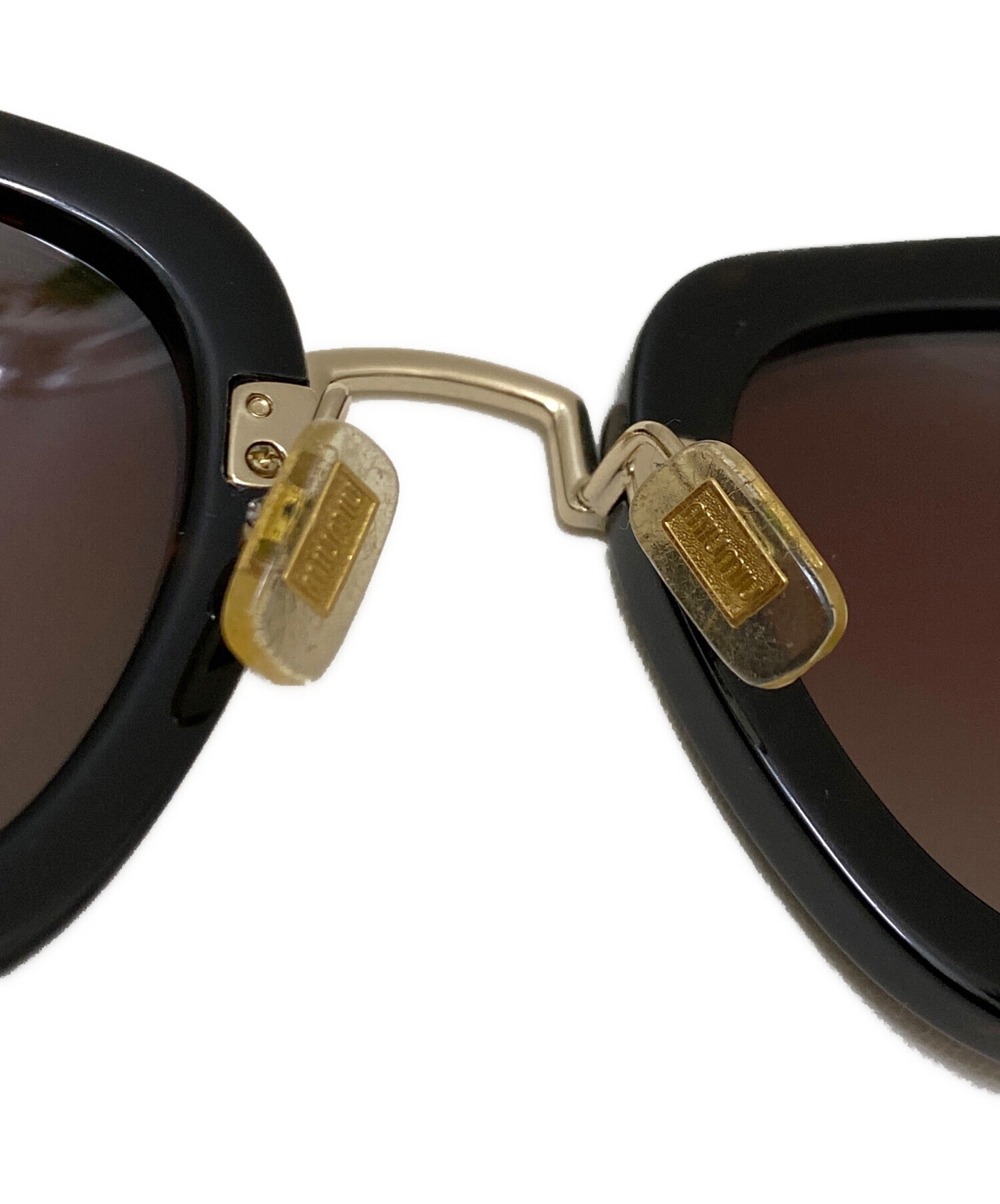 中古・古着通販】MIU MIU (ミュウミュウ) サングラス ブラウン サイズ