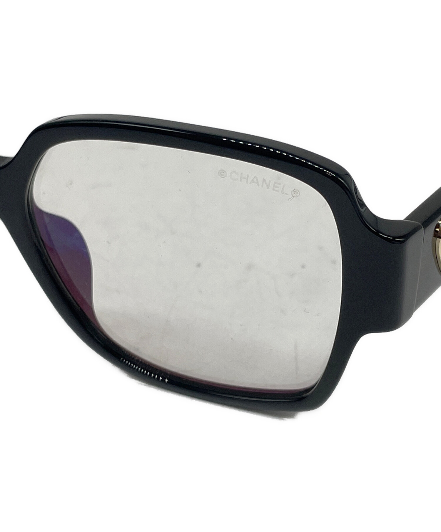 CHANEL スクエア シェイプ ブルーライトカット アイウェア　正規店購入新品 CHANEL(シャネル) スクエア シェイプ ブルーライトカット アイウェア