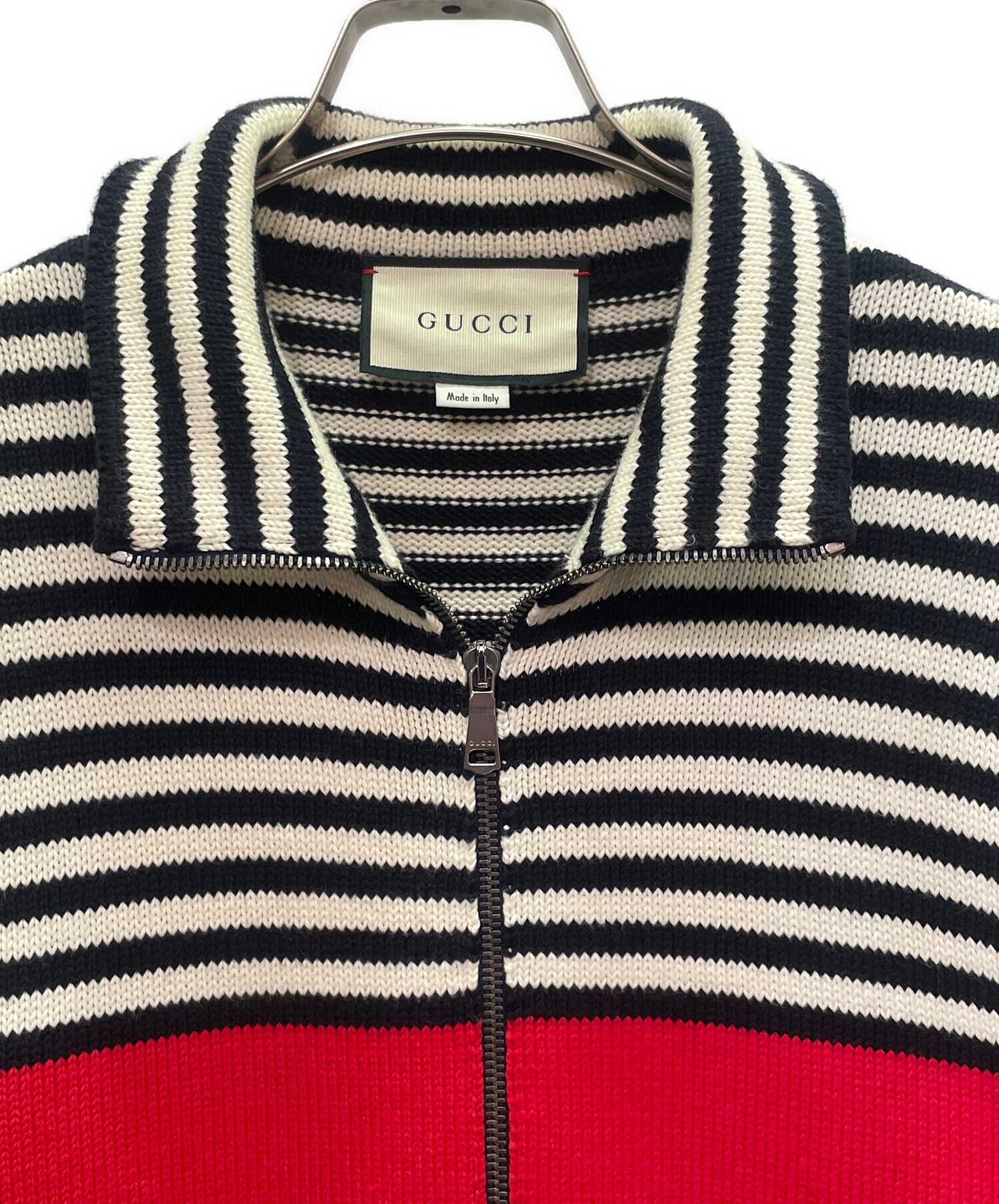 中古・古着通販】GUCCI (グッチ) GGジャガード コットンニット