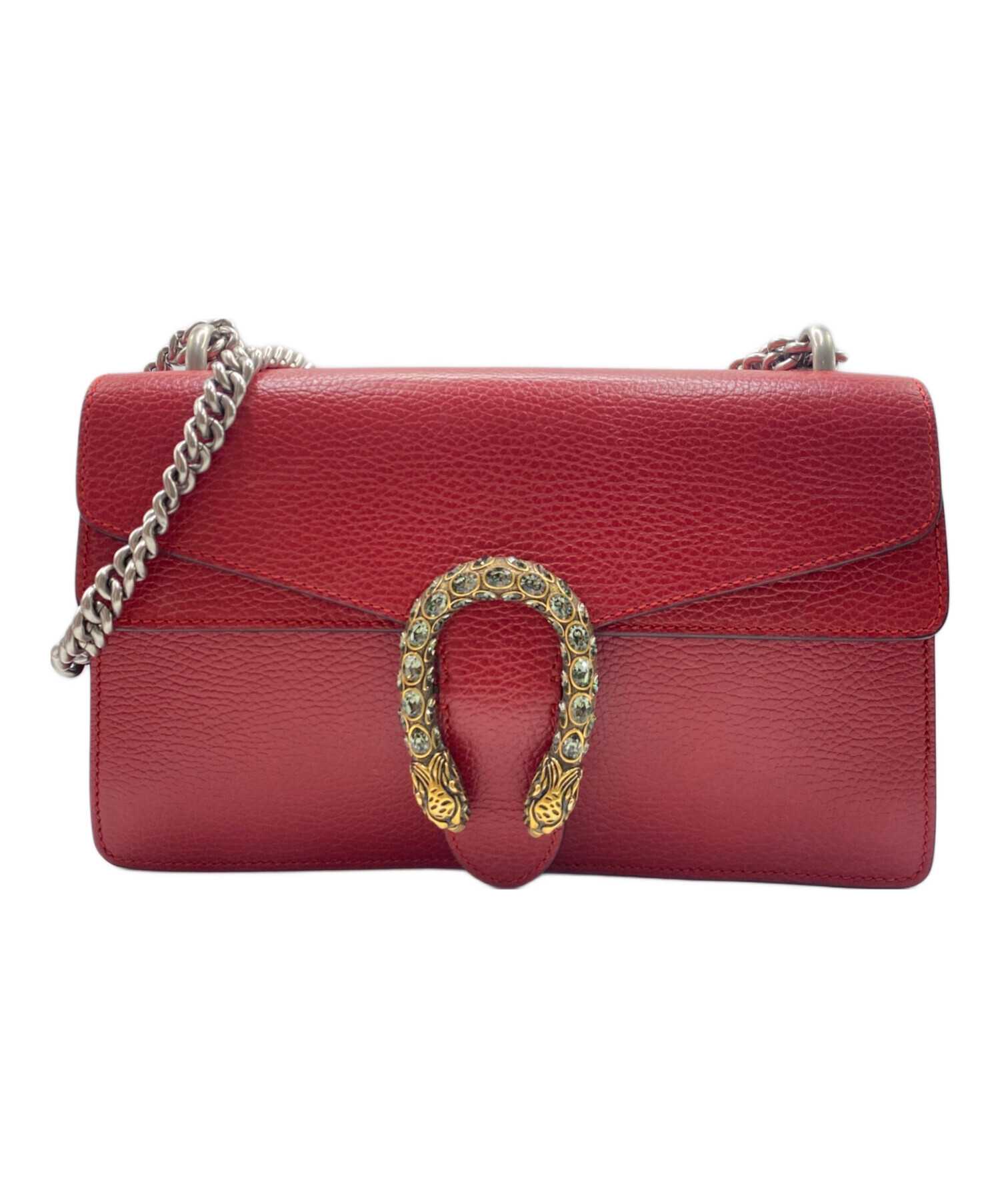 中古・古着通販】GUCCI (グッチ) ショルダーバッグ レッド｜ブランド
