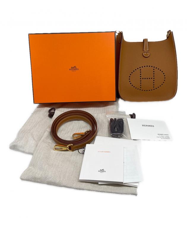 中古・古着通販】HERMES (エルメス) ミニエブリン セリエTPM ゴールド