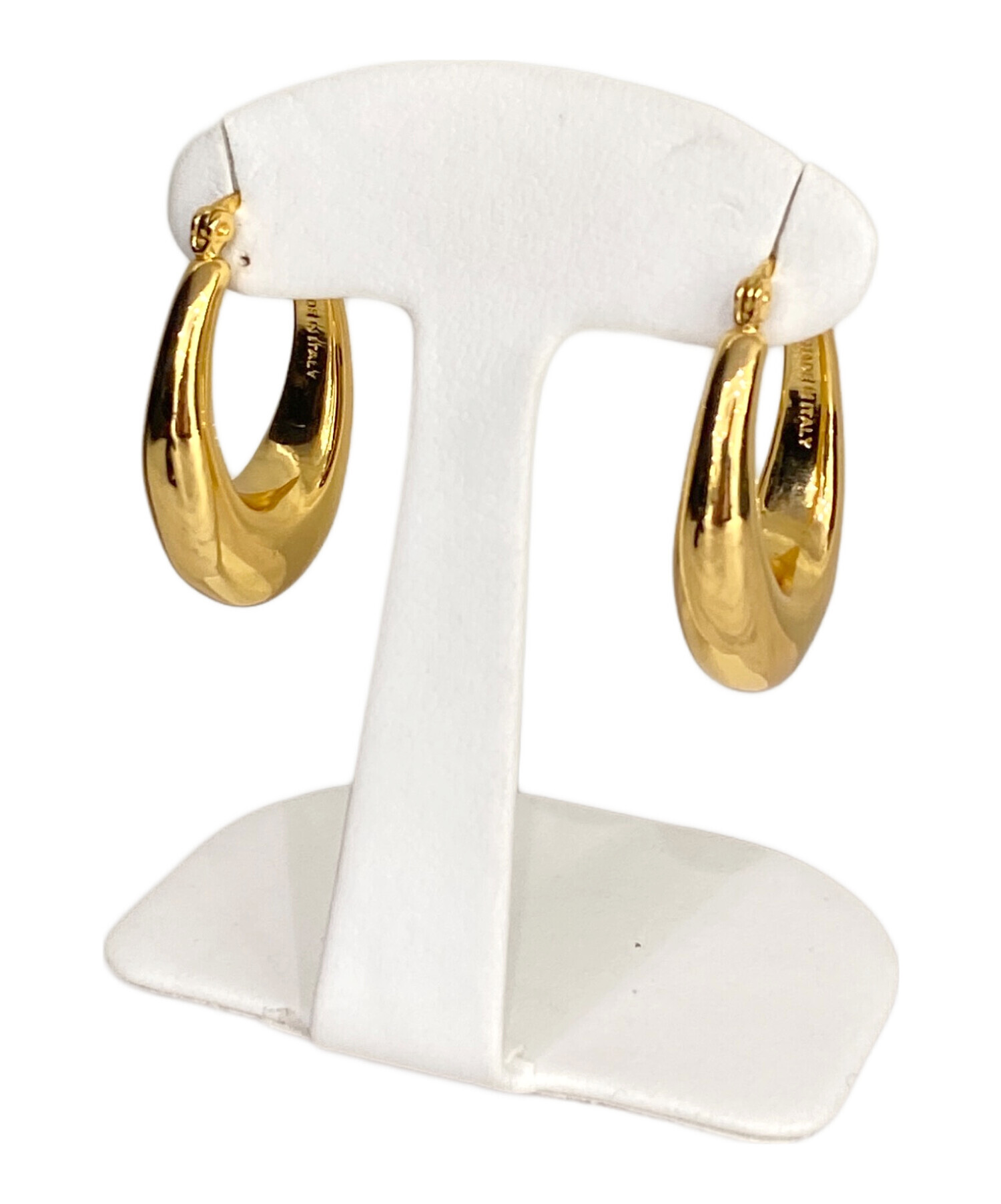 中古・古着通販】CELINE (セリーヌ) ボールドフープピアス ゴールド