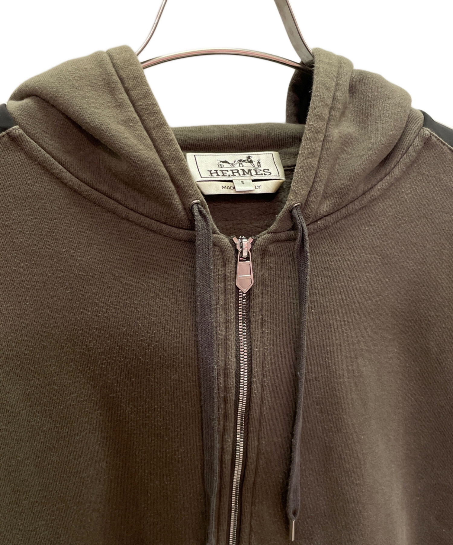 中古・古着通販】HERMES (エルメス) ランH ジップアップ スウェット